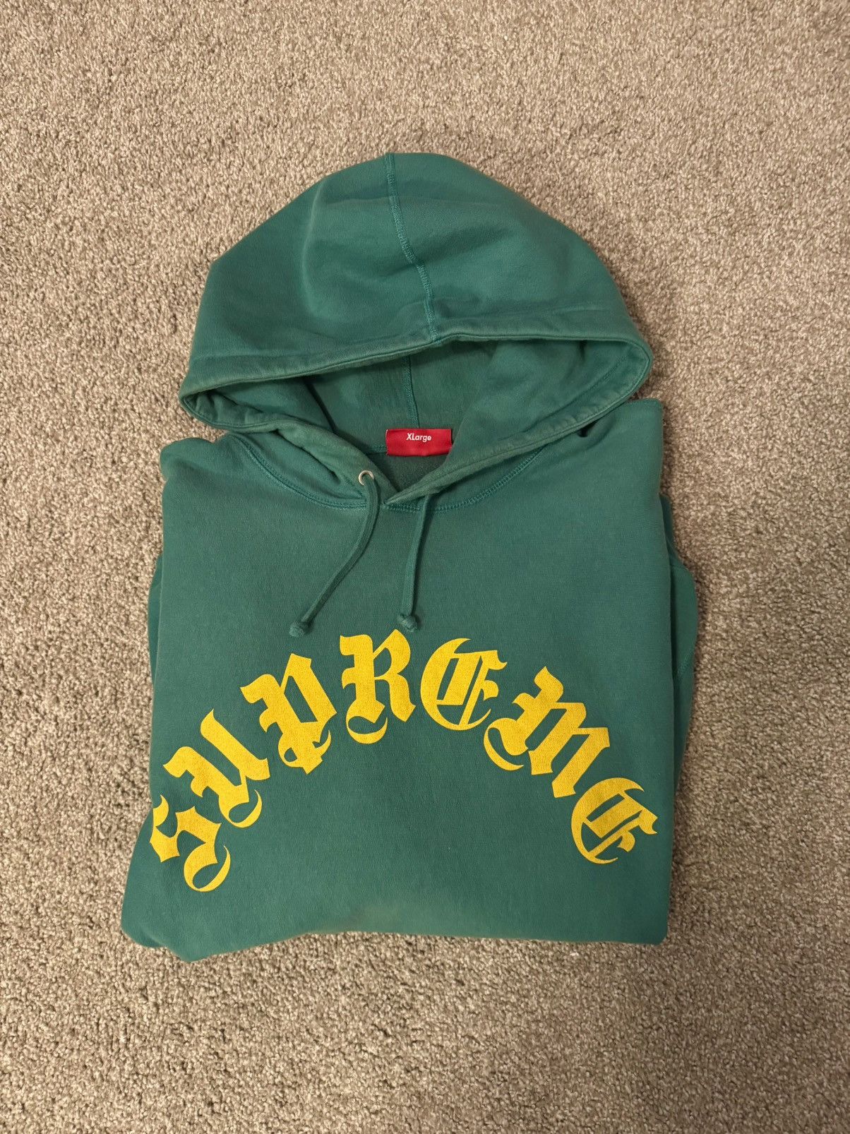 Supreme Supreme Printed Arc Hooded Sweatshirt Size US XL / EU 56 / 4 - 3 Thumbnail