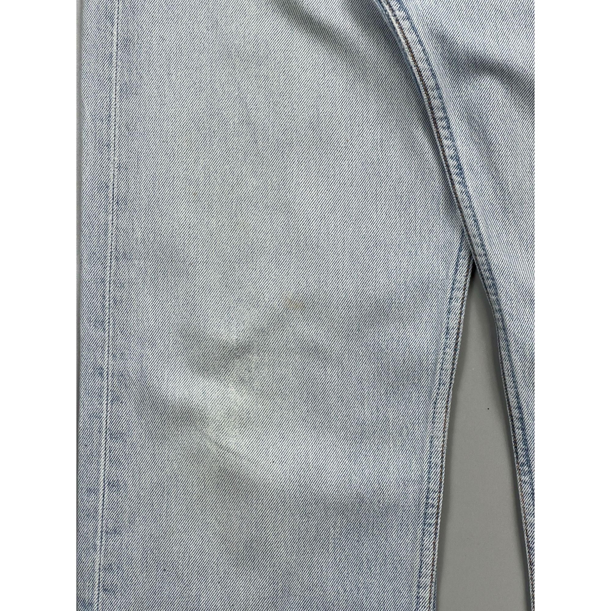 Levi's Levi’s 501 Made in USA Light Wash Denim Jeans Pants (Y0898) Size US 34 / EU 50 - 3 Thumbnail