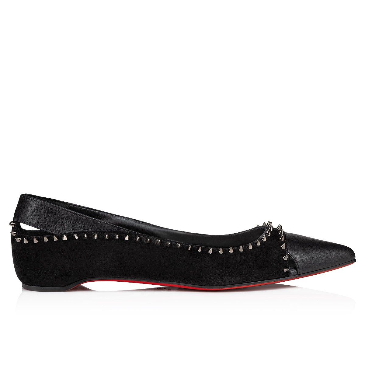 Christian Louboutin o1s1wg110125 Duvettina Spikes in Black Size US 10 / IT 40 - 2 Thumbnail