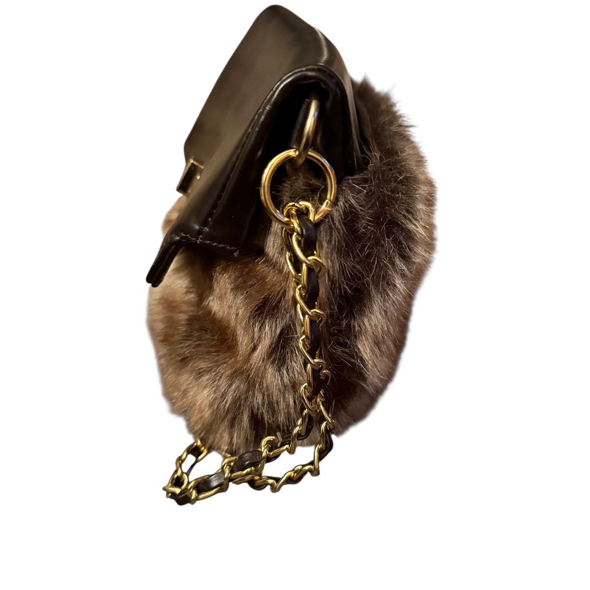 Other Paradox faux fur leather chain strap bag Size ONE SIZE - 4 Thumbnail