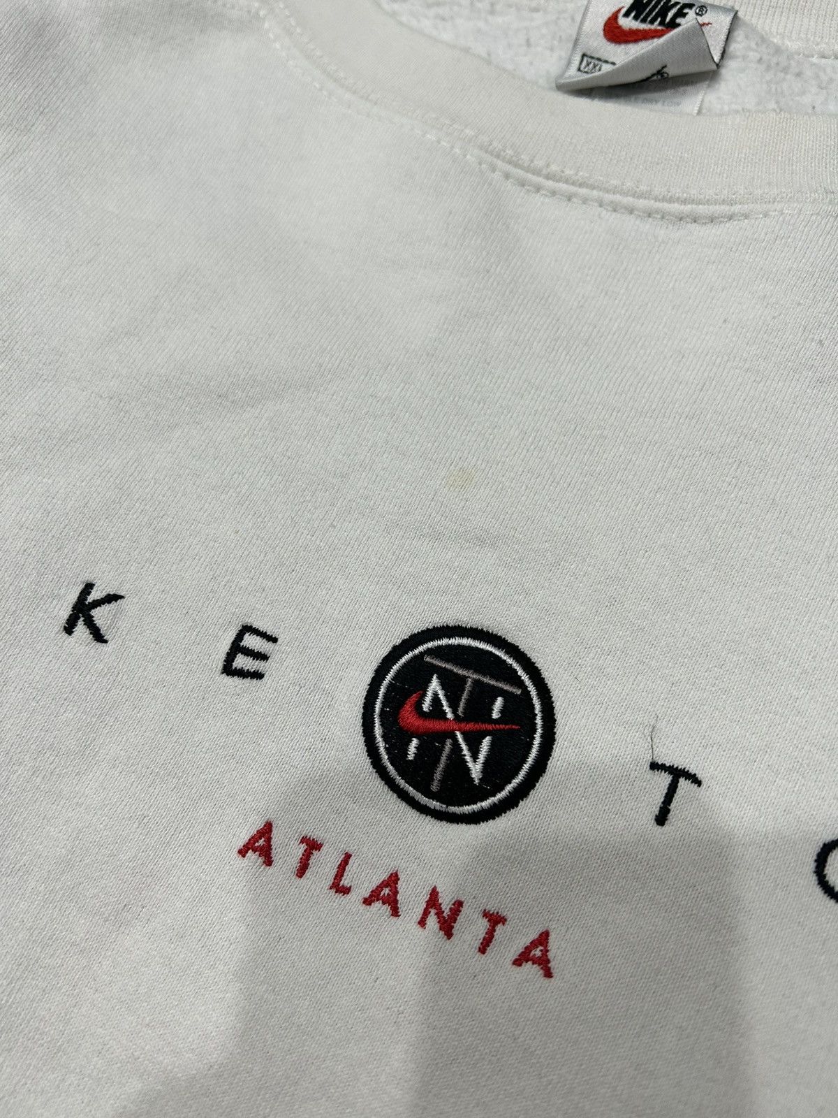 Nike × Vintage Nike vintage Sweatshirt Town County big logo Size US XL / EU 56 / 4 - 5 Thumbnail