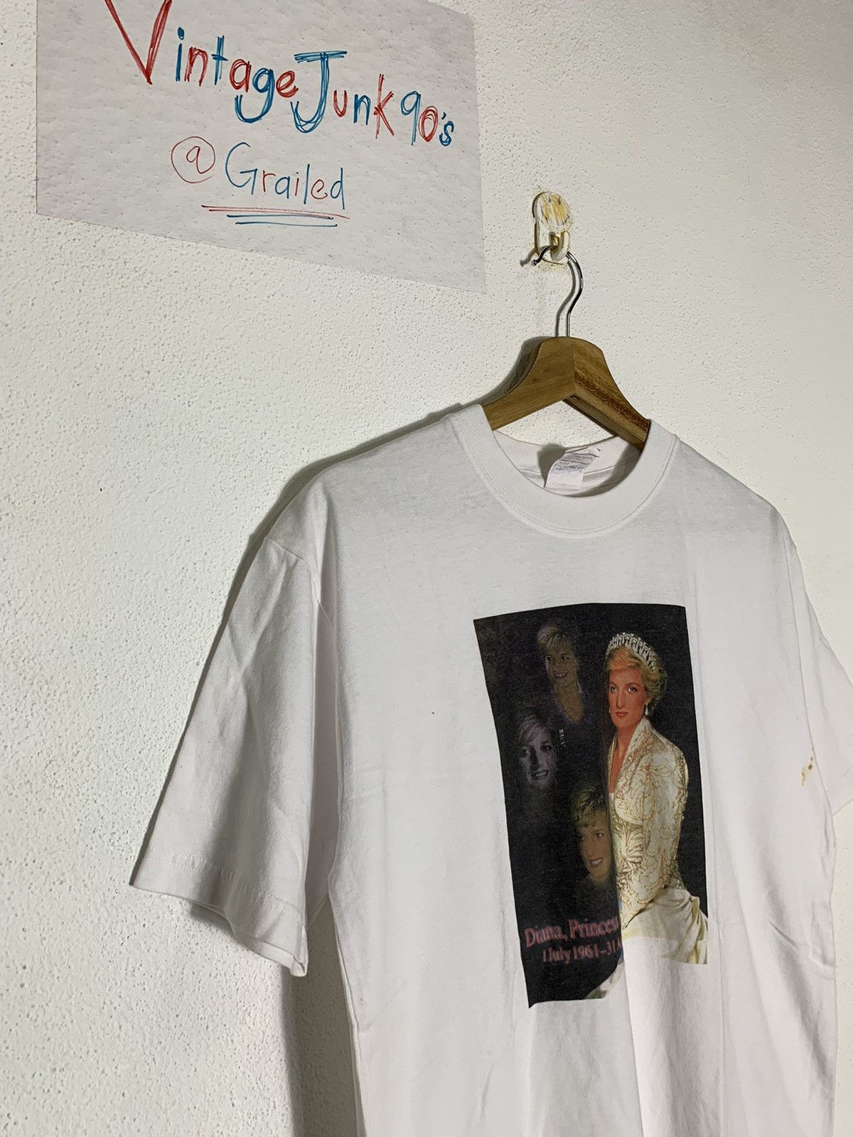Vintage Vintage Princess Diana t-shirt Size US M / EU 48-50 / 2 - 2 Thumbnail
