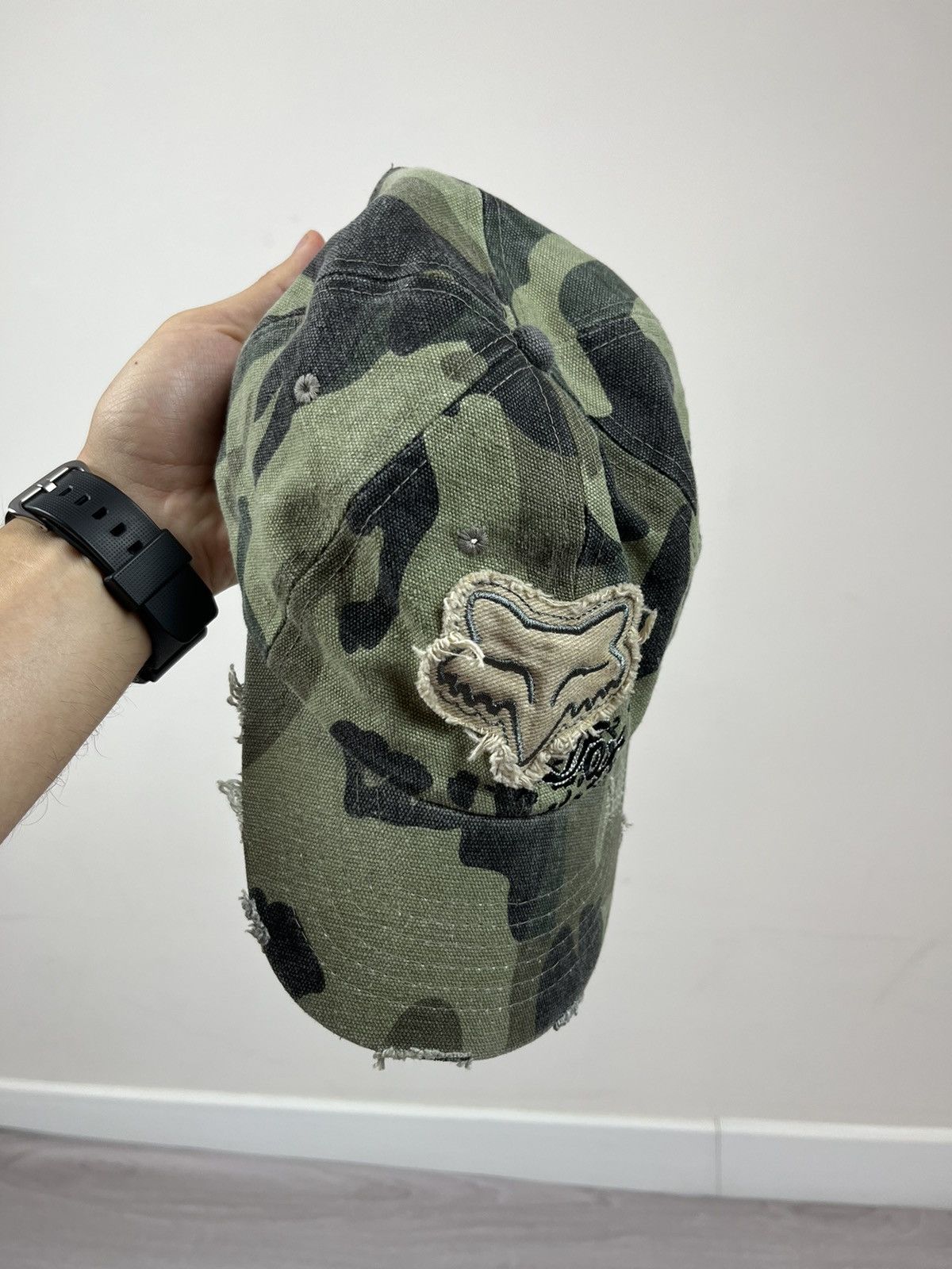 Fox Racing Fox Racing Distressed Camo Cap Hat Size ONE SIZE - 8 Thumbnail