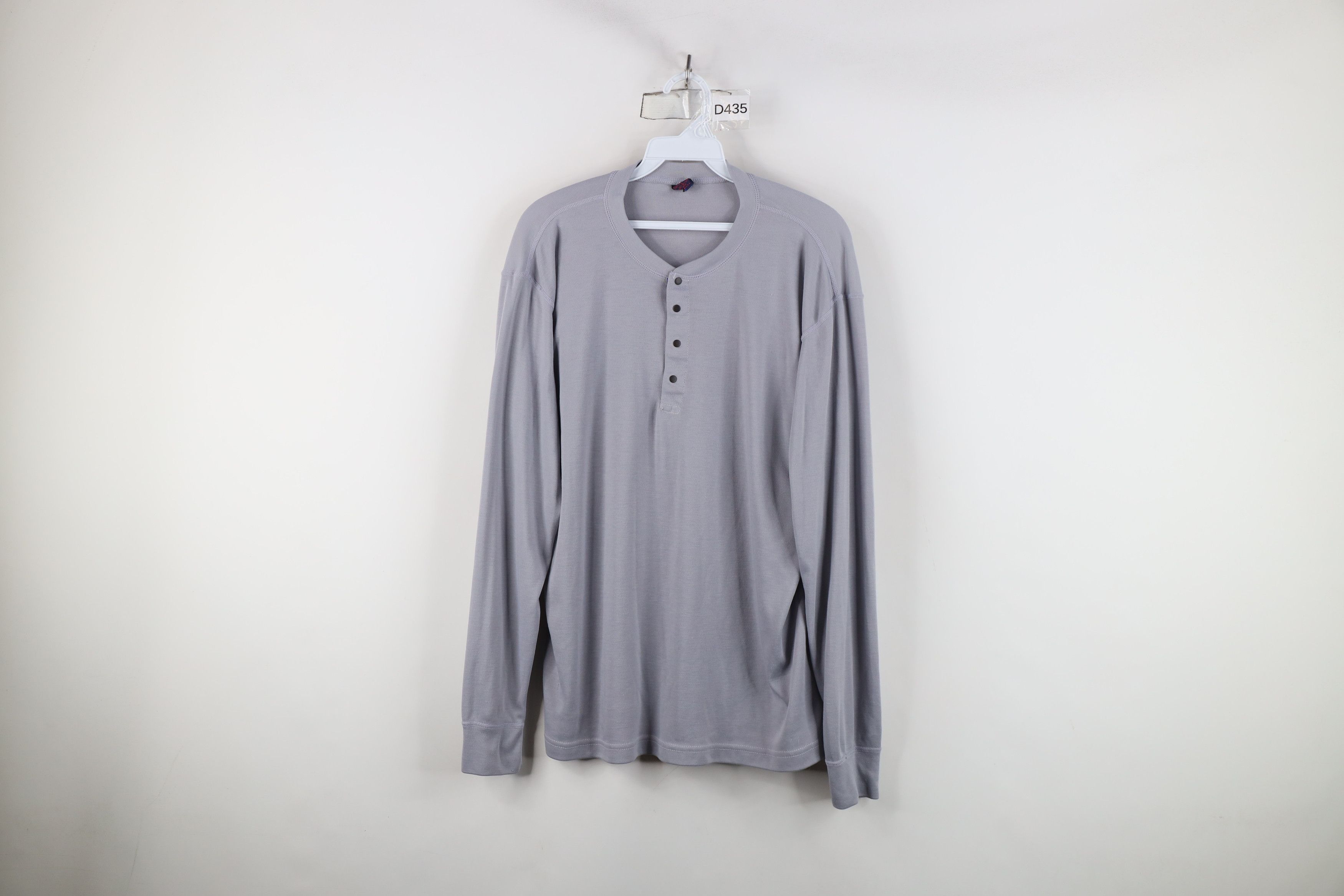 Patagonia × Vintage Vintage 90s Patagonia Capilene Long Sleeve Henley T-Shirt Size US XL / EU 56 / 4 - 1 Thumbnail