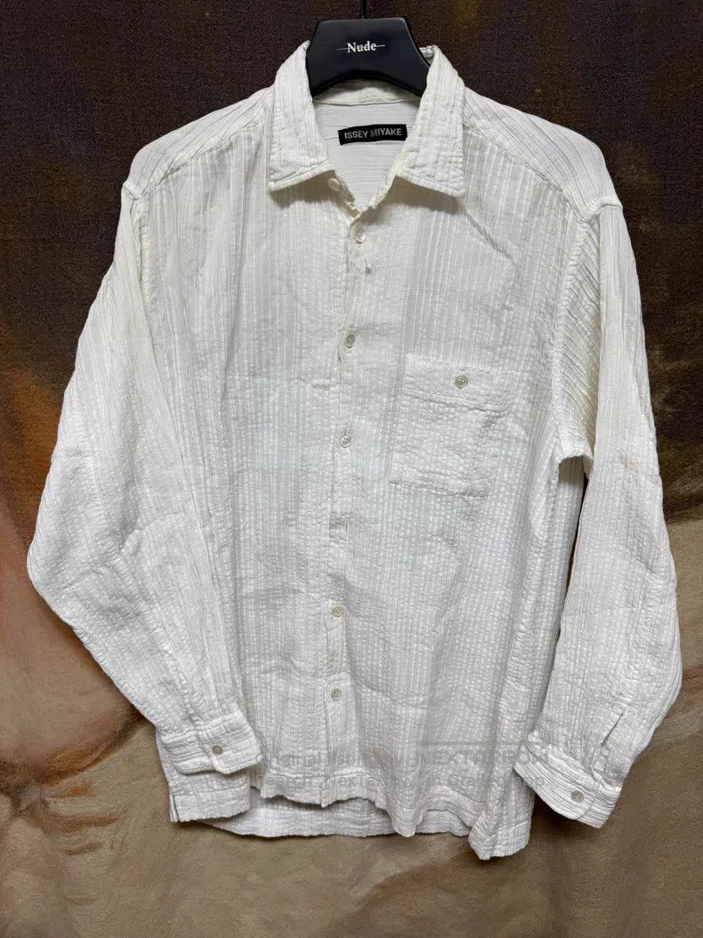 Issey Miyake Issey Miyake Plaid Double-Layer Shirt Jacket Size US M / EU 48-50 / 2 - 1 Thumbnail