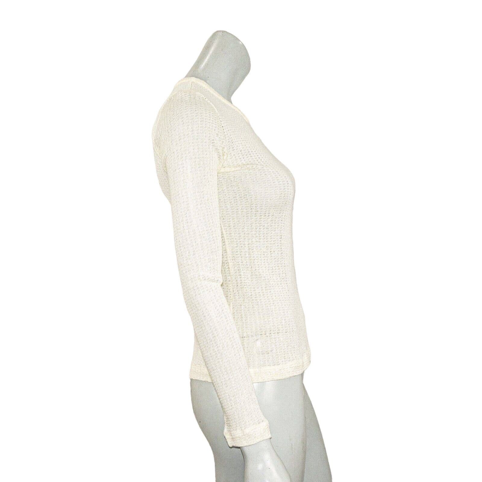 Rag & Bone Rag & Bone NY light beige open knit Crew Pullover Size Small Size S / US 4 / IT 40 - 5 Thumbnail