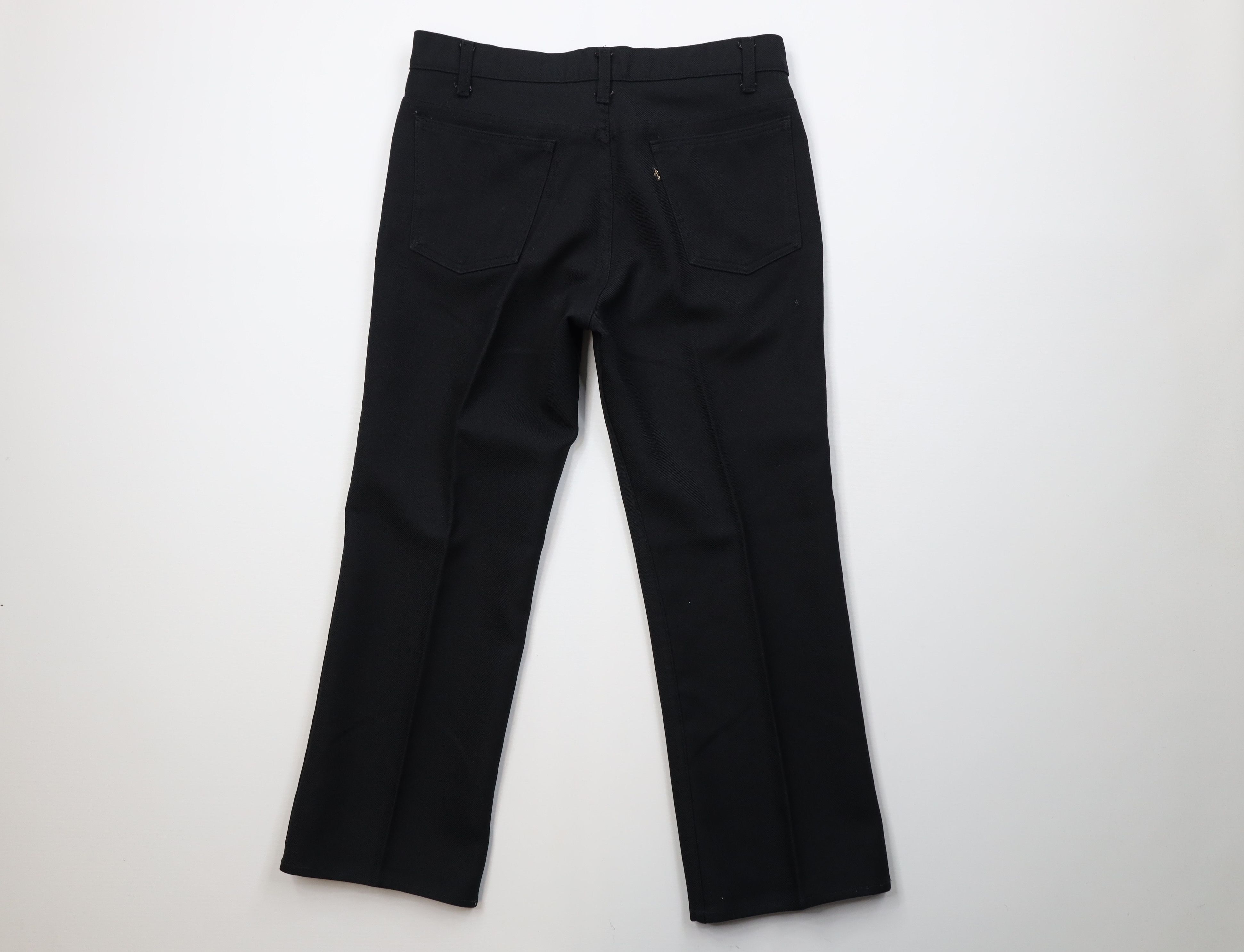 Levi's Vintage 90s Levis Flared Wide Leg Chino Pants Black USA Size US 34 / EU 50 - 10 Thumbnail