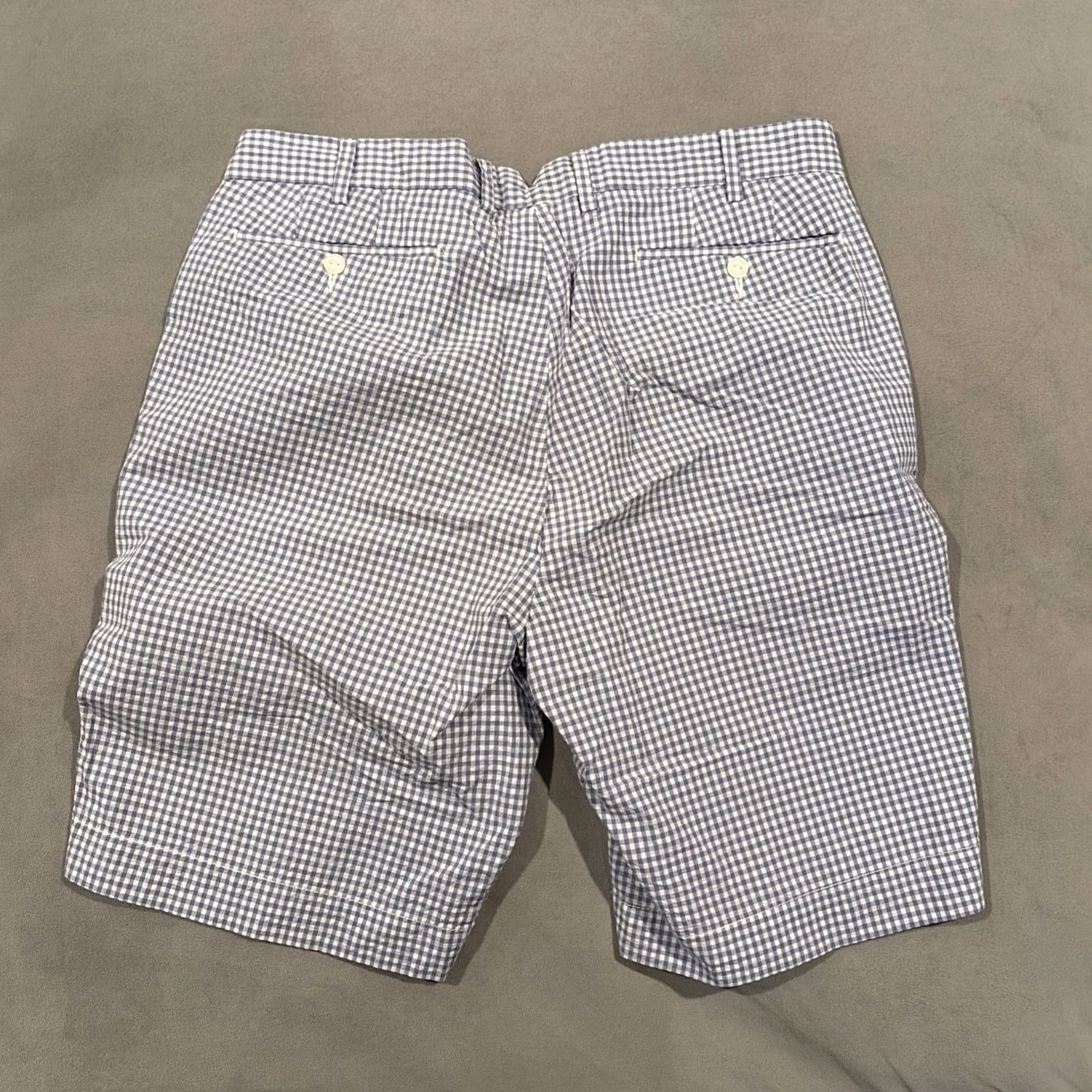 Polo Ralph Lauren Polo Ralph Lauren Shorts Cotton Blue White Seersucker 34" X 9.5" Size US S / EU 44-46 / 1 - 6 Thumbnail