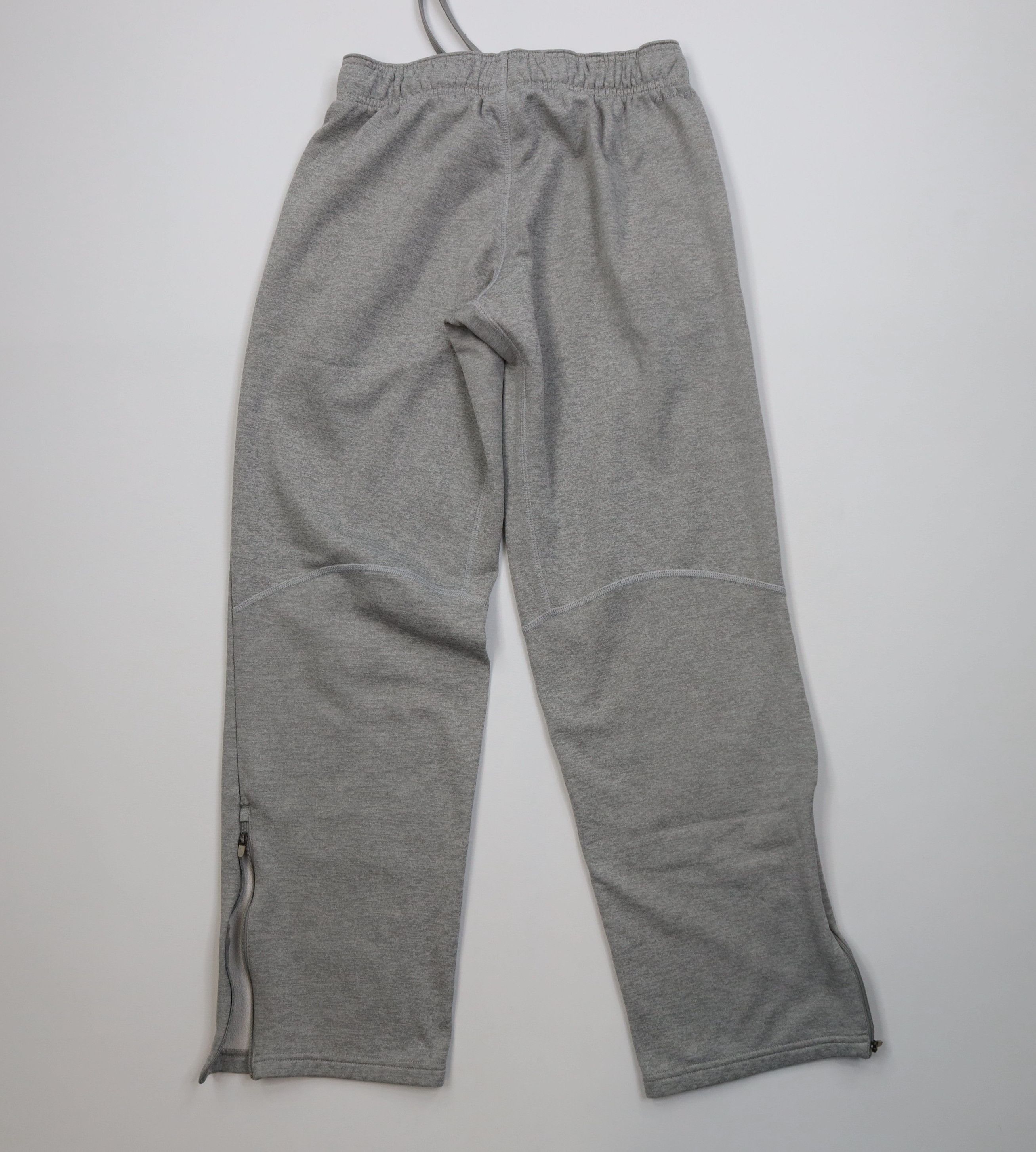 Nike Y2K Nike Therma Fit Mini Swoosh Wide Leg Sweatpants Gray Size US 32 / EU 48 - 10 Thumbnail