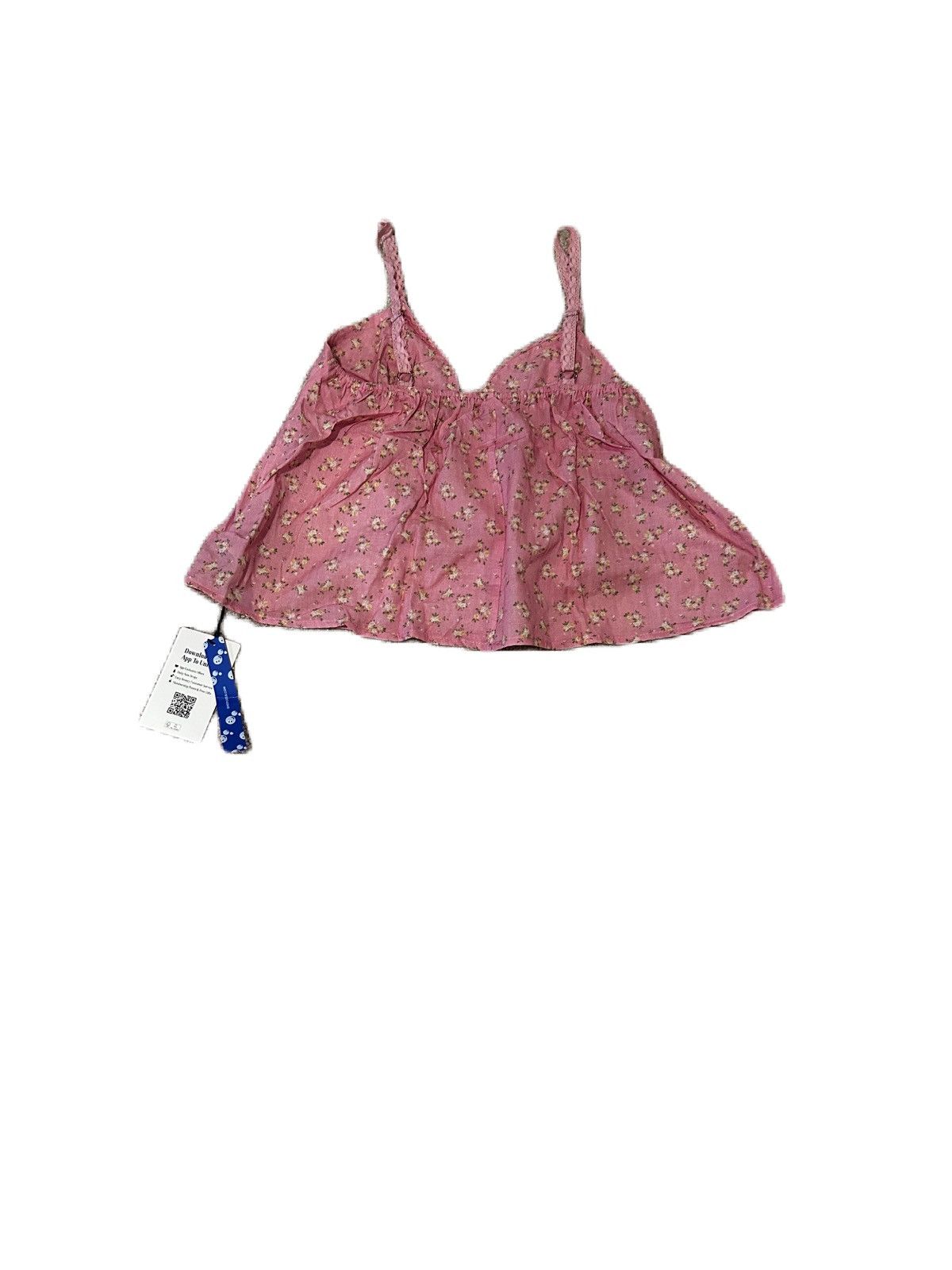 Cider NWT Cider Women’s Pink Floral Tank Top Blouse Sz. XS Size XS / US 0-2 / IT 36-38 - 4 Thumbnail