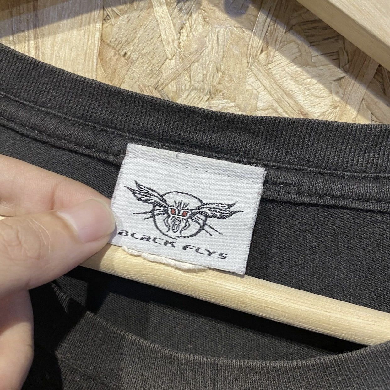 Vintage Vintage BLACK FLYS “Sexy Women Ass” Side Design T-Shirts Size US XL / EU 56 / 4 - 7 Thumbnail