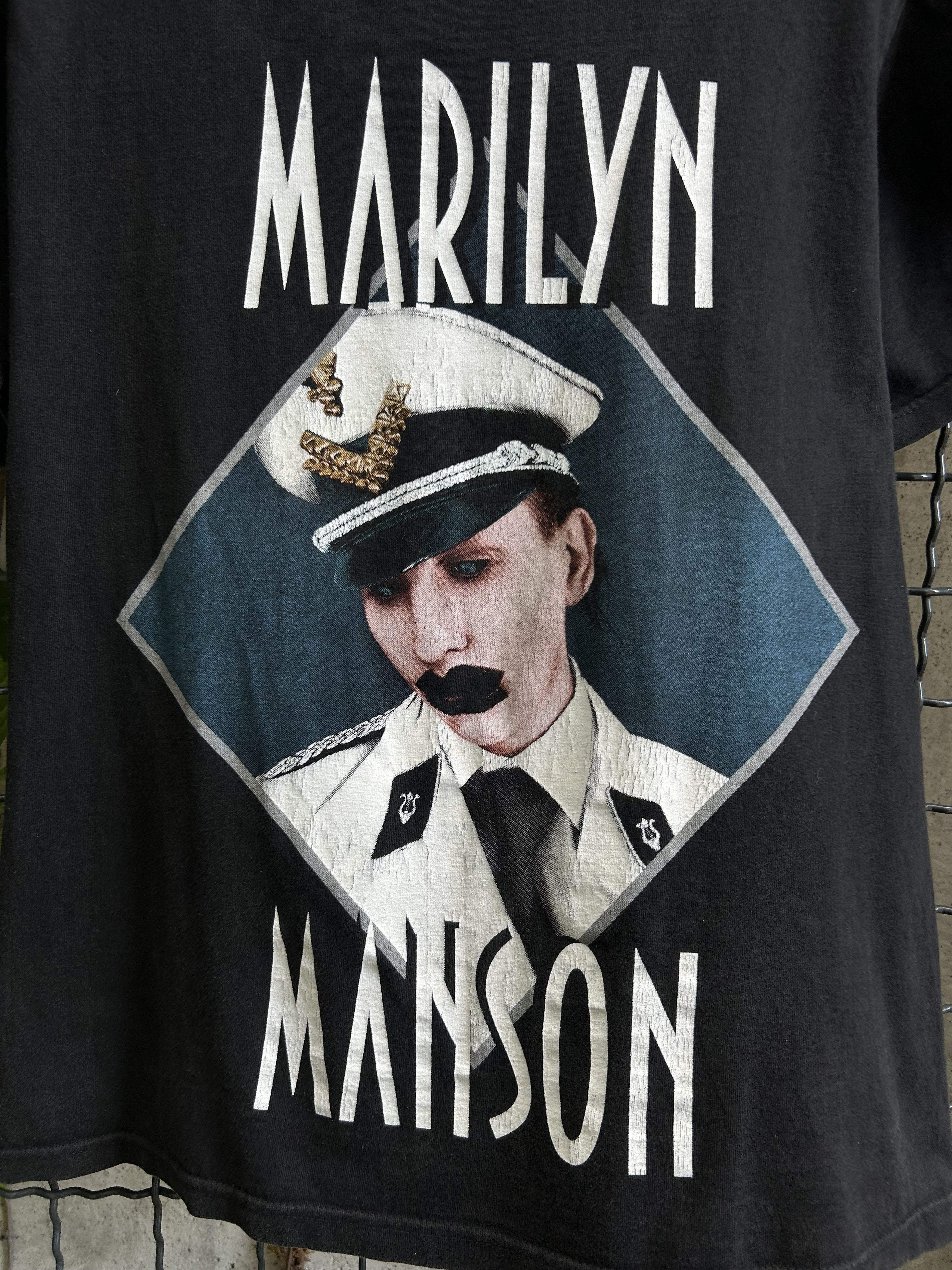 Band Tees Vintage 2003 Marilyn Manson Rock Band T-shirt Size US M / EU 48-50 / 2 - 3 Thumbnail