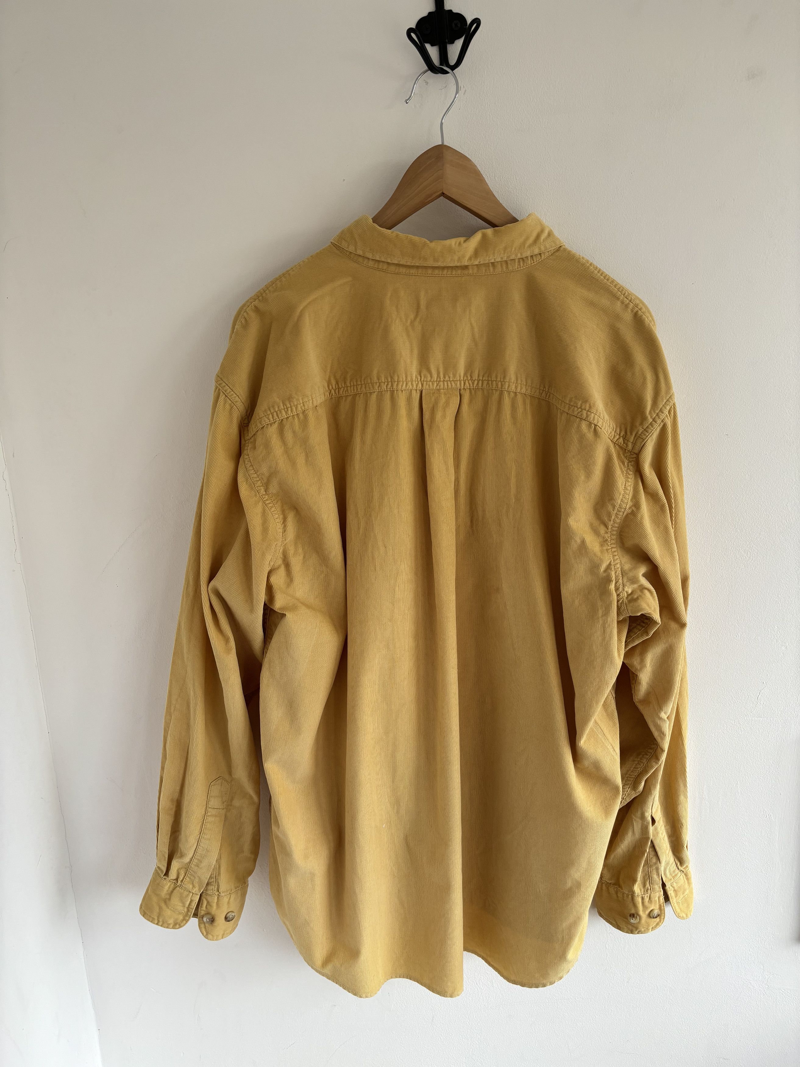 L.L. Bean × Vintage Vintage L.L.Bean Corduroy Mustard Shirt Size US L / EU 52-54 / 3 - 8 Thumbnail