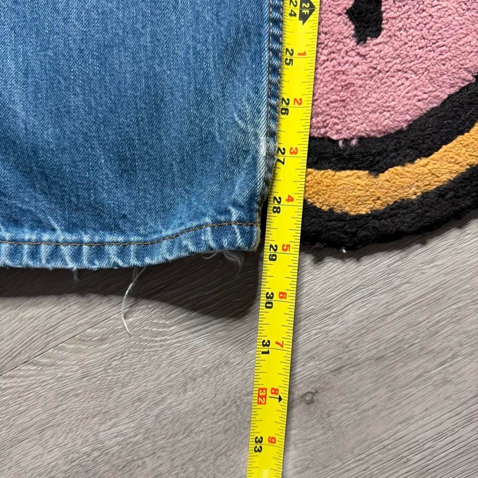 Levi's Levi’s Strauss 505 Regular Straight Leg Denim Jeans 36x30 Size US 36 / EU 52 - 5 Thumbnail