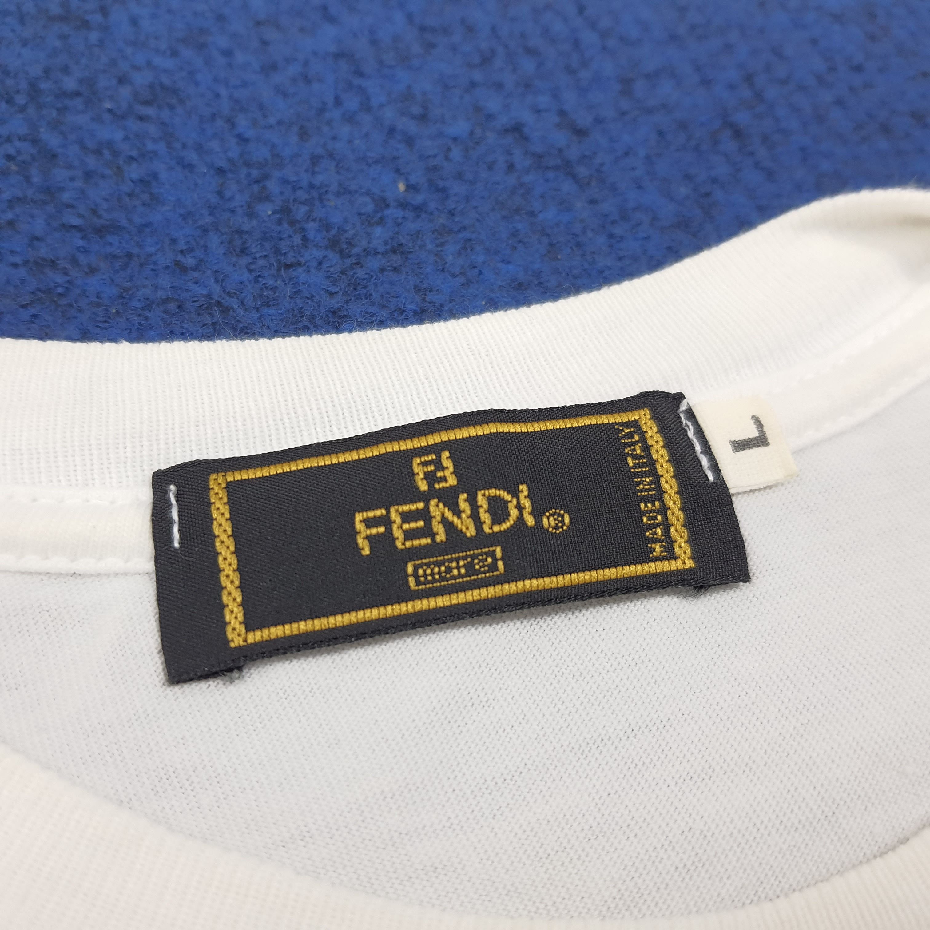 Fendi × Vintage Vintage FENDI Italian Designer Tshirt Size US L / EU 52-54 / 3 - 4 Thumbnail