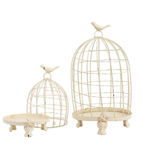 Designer × Homemade S/2 Stella Decorative Birdcages With Bird Finial Size US L / EU 52-54 / 3 - 7 Thumbnail