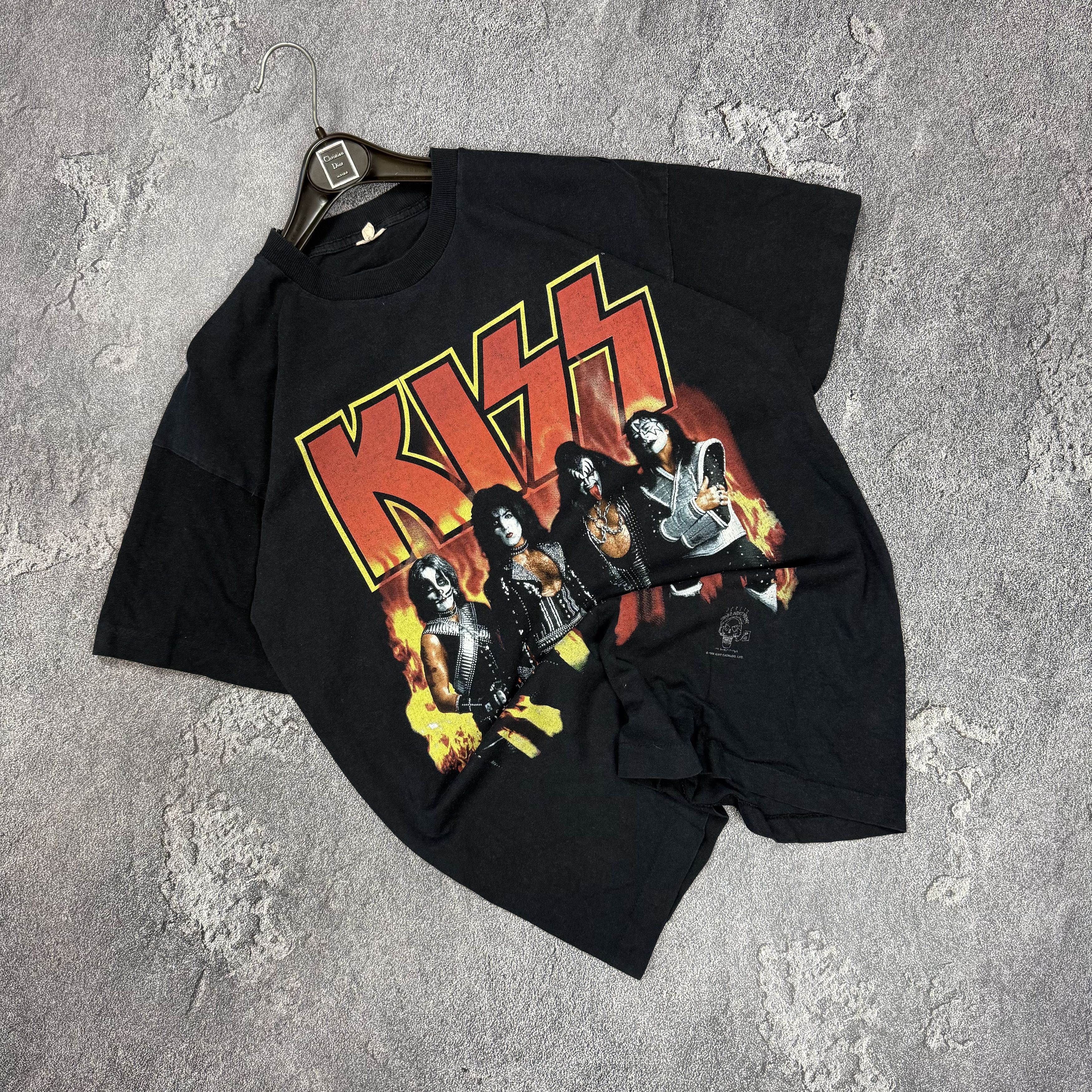 KISS Vintage Kiss 1996-1997 World Tour Rock Band T-shirt Size US M / EU 48-50 / 2 - 2 Thumbnail