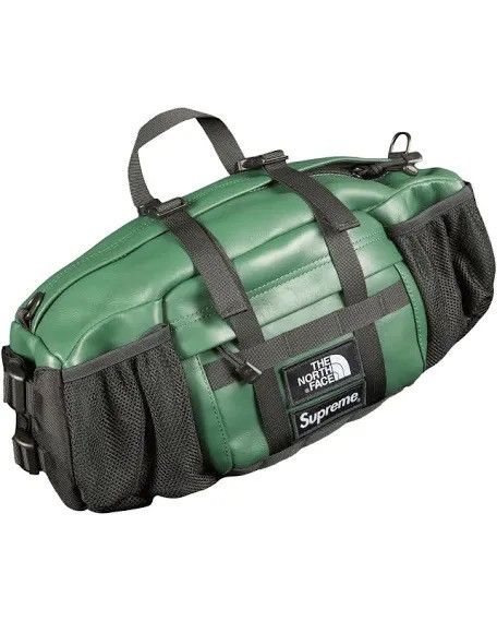 Supreme × The North Face Supreme x The North Face Leather Waist Bag Night Green Size ONE SIZE - 1 Thumbnail