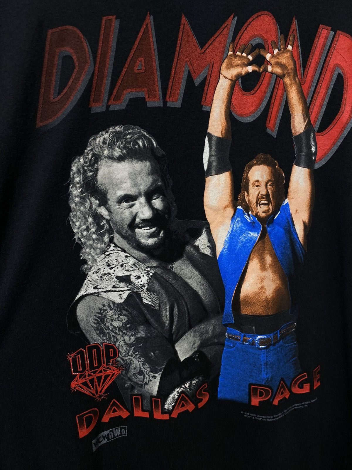 Vintage Vintage 1998 Diamond Dallas Page T-Shirt Wcw Wrestling XL Size US XL / EU 56 / 4 - 2 Thumbnail