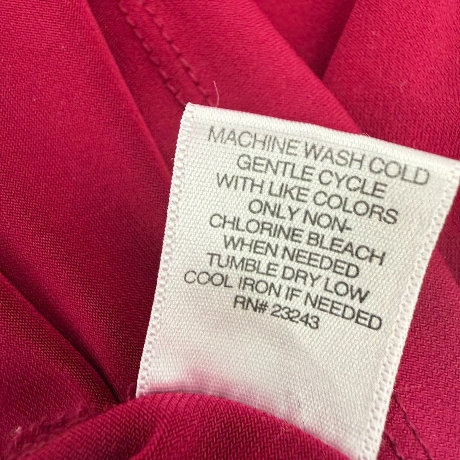 & Other Stories Red draped blouse ruched sides medium Size M / US 6-8 / IT 42-44 - 5 Thumbnail