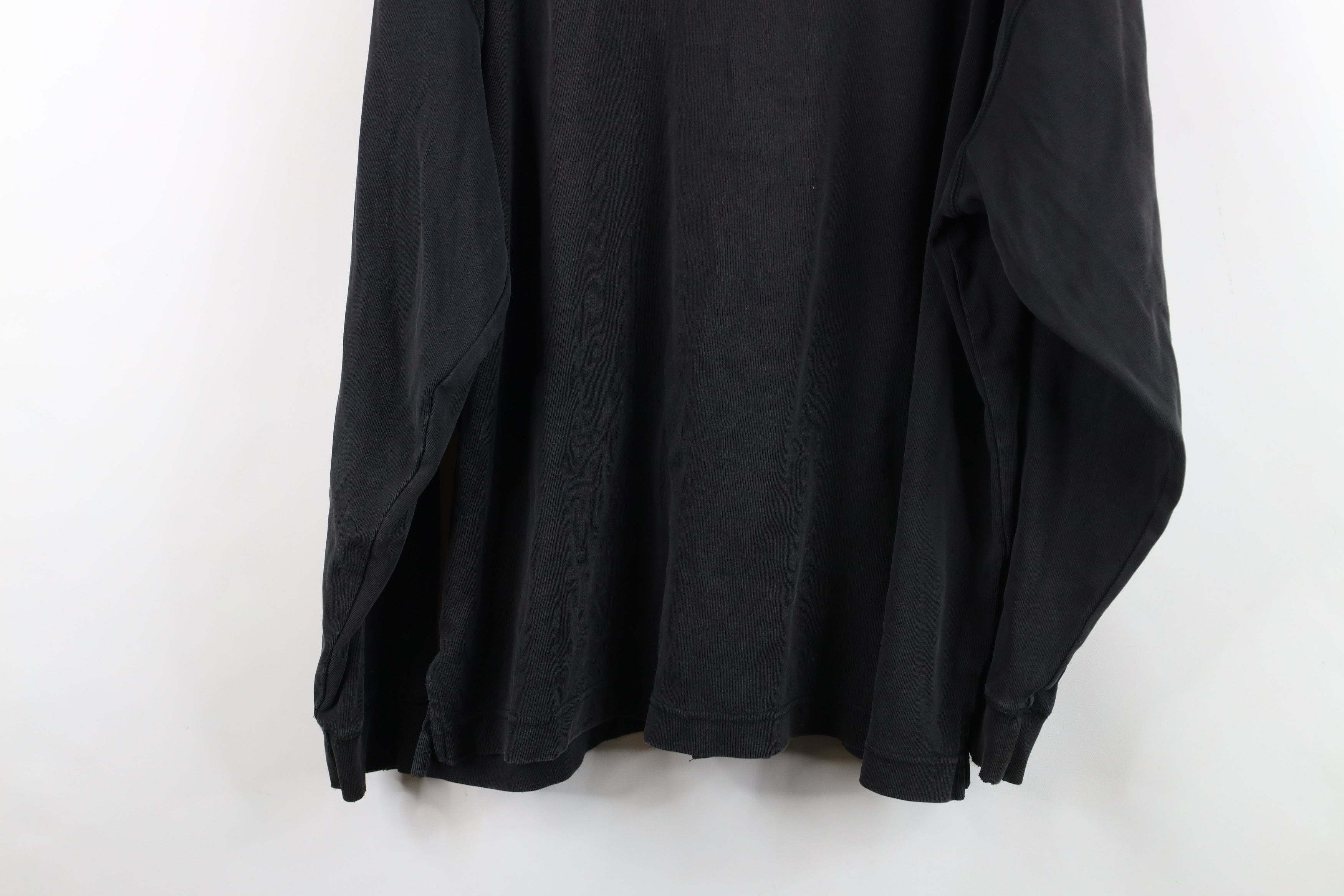 Gap Vintage 90s Gap Heavyweight Ribbed Knit Button Shirt Black Size US XL / EU 56 / 4 - 15 Thumbnail