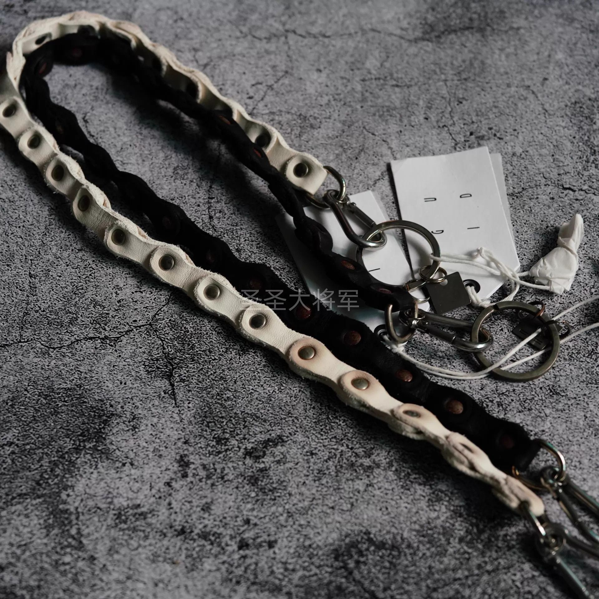 Guidi Guidi Distressed Horsehide Pants Chain Silver-Buckle 69cm Size ONE SIZE - 8 Thumbnail