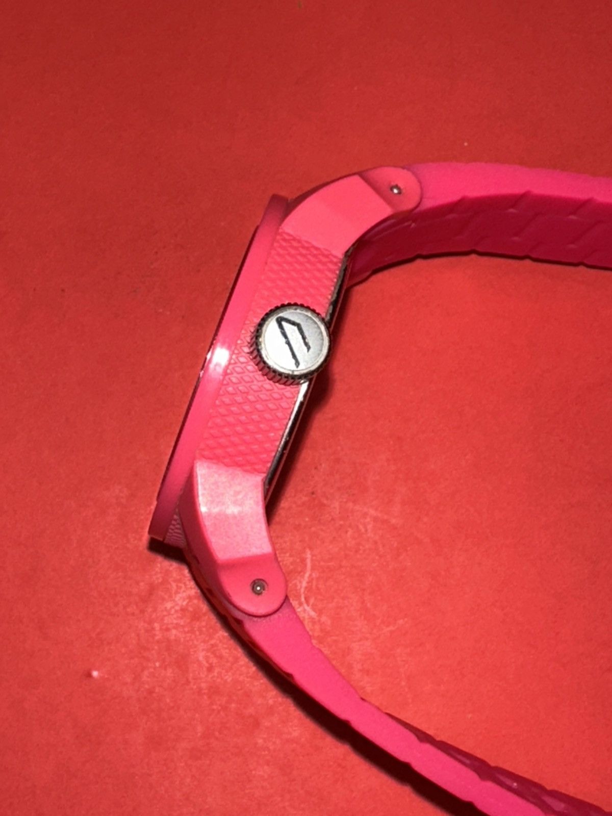 Diesel Diesel Pink Dial Pink Plastic Strap Unisex Watch DZ1573 Size ONE SIZE - 3 Thumbnail