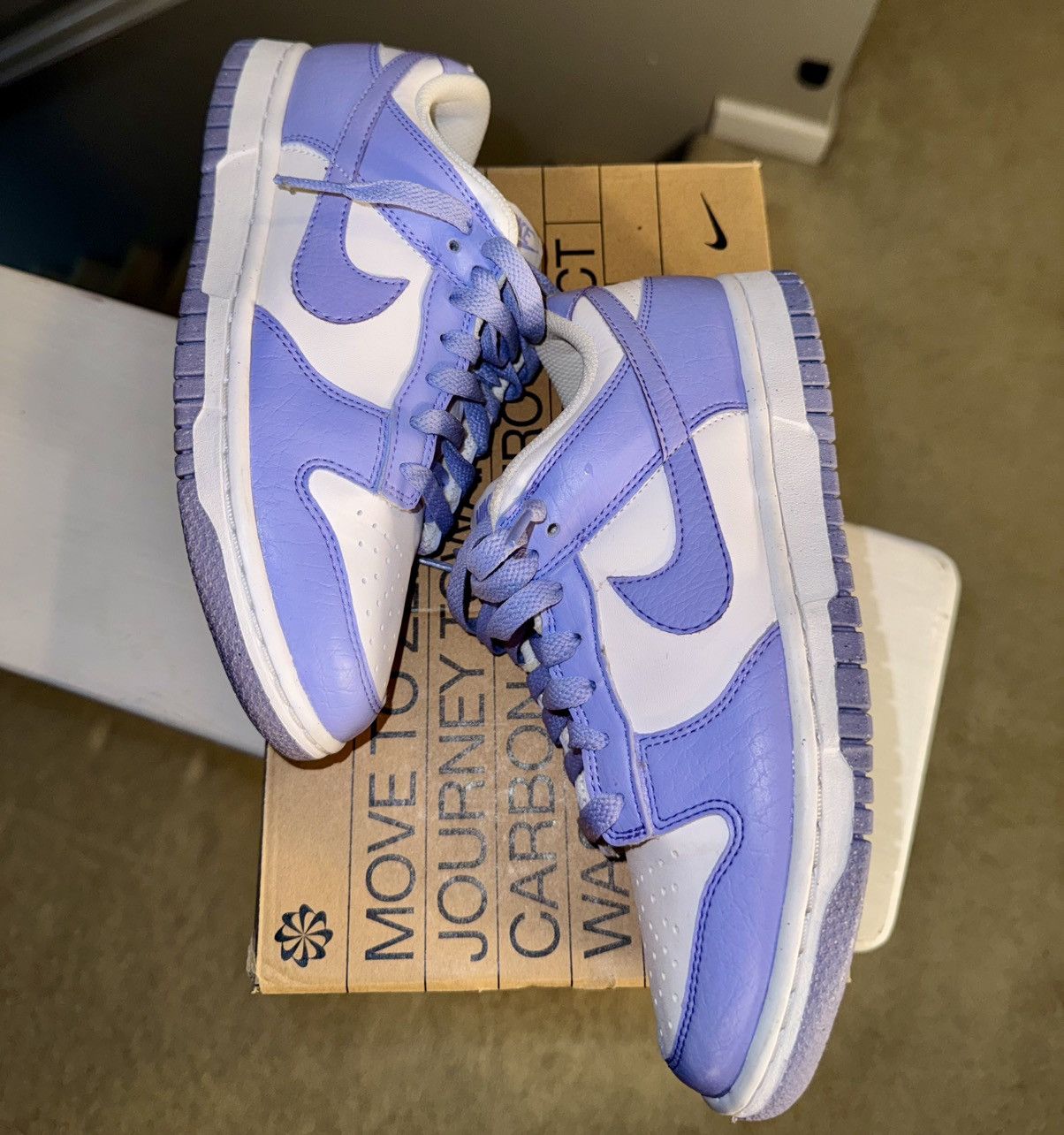 Nike Nike Dunk Low Next Nature - Lilac (Women) Size US 6 / IT 36 - 3 Thumbnail