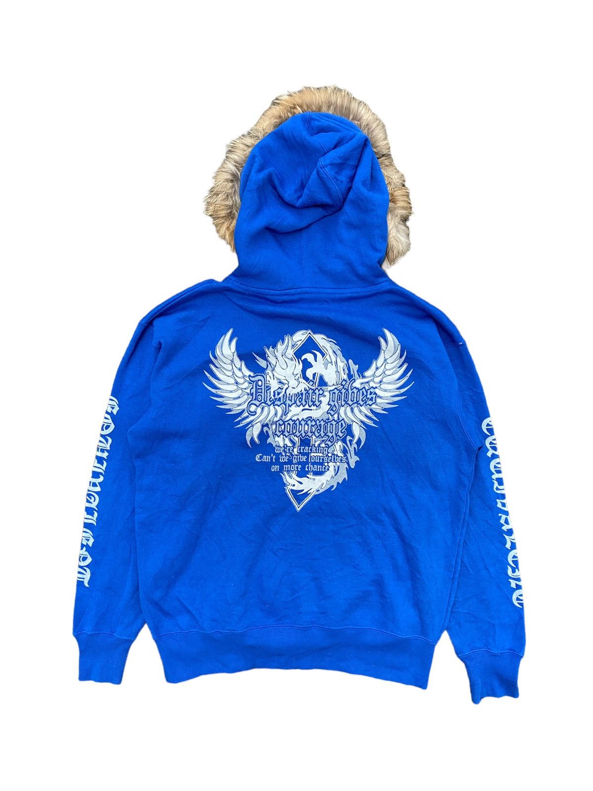If Six Was Nine × Japanese Brand × Le Grande Bleu (L.G.B.) Beaumere - Japanese Fur Hoodie Tribal Ifsixwasnine lgb style Size US L / EU 52-54 / 3 - 2 Thumbnail