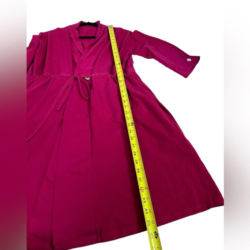 Designer Brobe l The Surgery Recovery Robe Magenta OS Size ONE SIZE - 8 Thumbnail