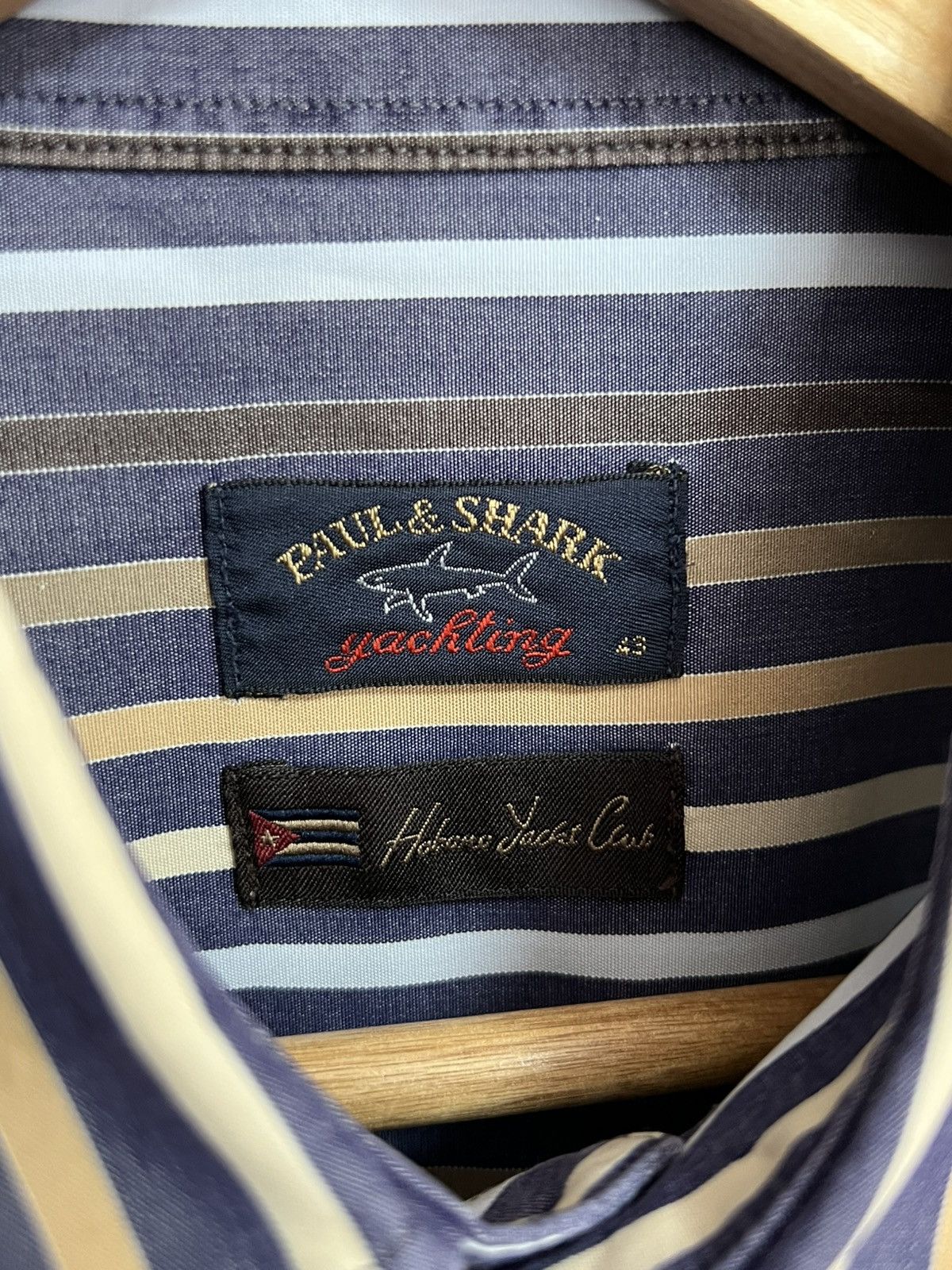 Paul & Shark Men’s Paul & Shark Yachting Long Sleeve Button Shirt Sz 43 Size US L / EU 52-54 / 3 - 3 Thumbnail