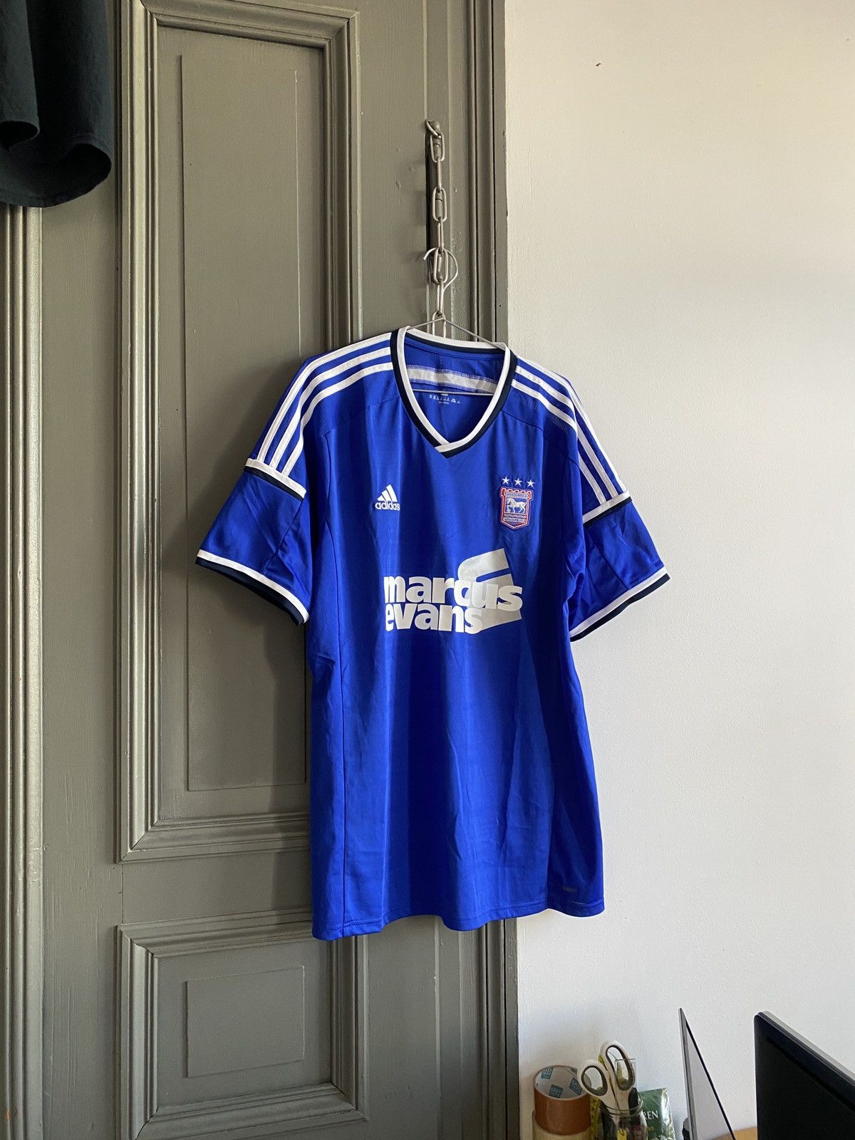 Adidas 2014-2015 Adidas Ipswich Town Home Kit Jersey XXL Size US XXL / EU 58 / 5 - 1 Thumbnail