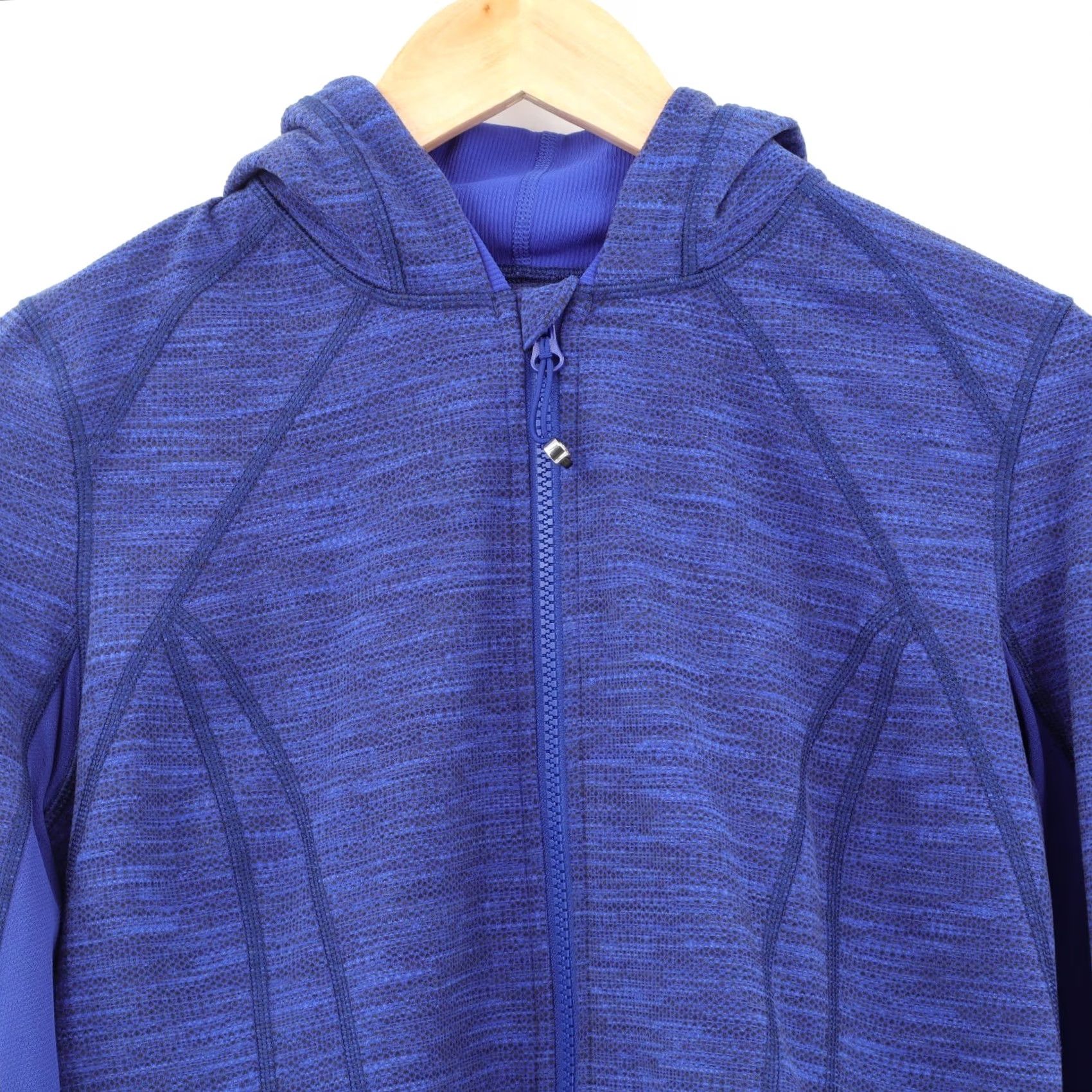 Lululemon Lululemon Women's On The Daily Hoodie Full Zip Heathered Deep Navy Sz 8 Size M / US 6-8 / IT 42-44 - 3 Thumbnail