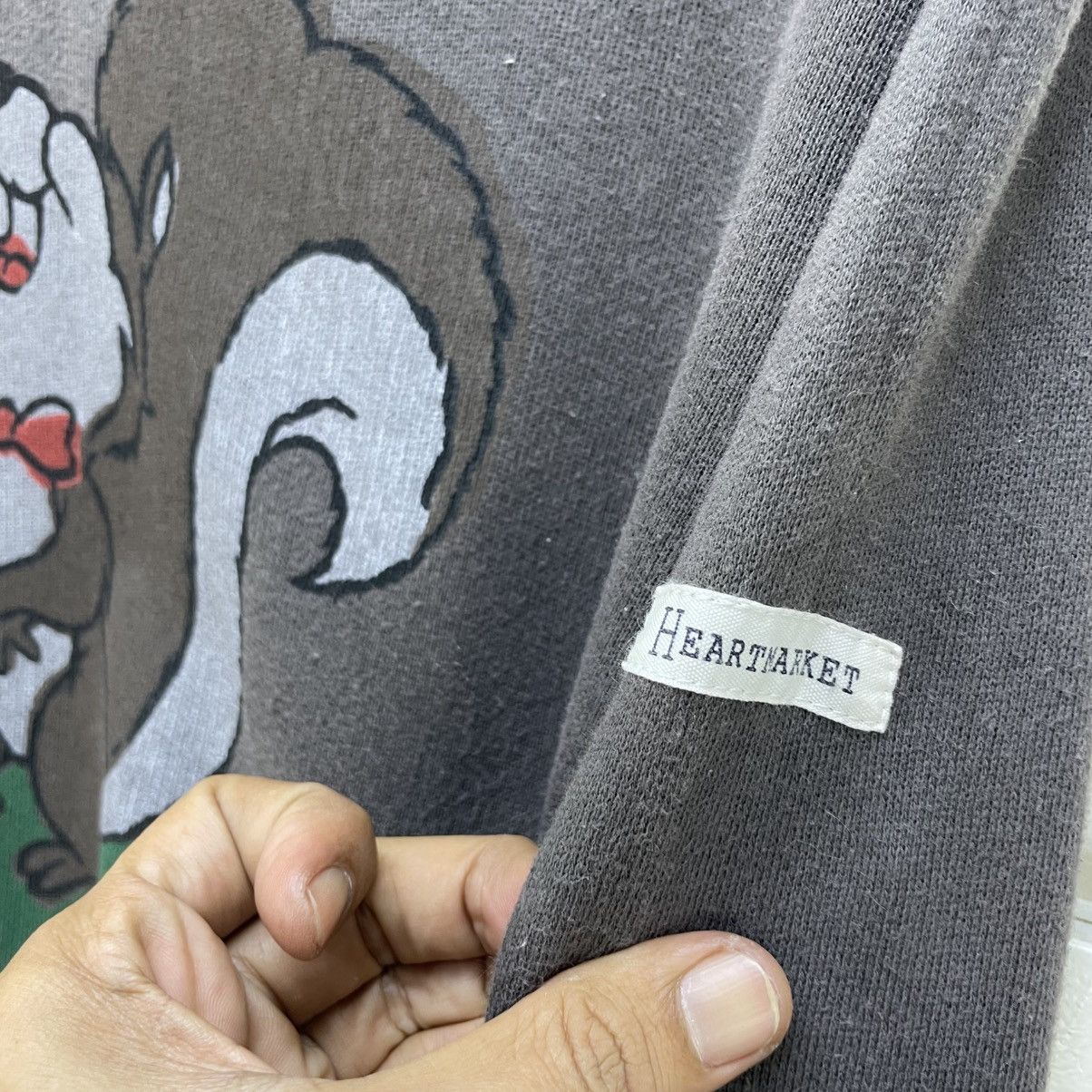 Japanese Brand 💥Vintage Heart Market Printed Squirrel Pullover Size US M / EU 48-50 / 2 - 5 Thumbnail