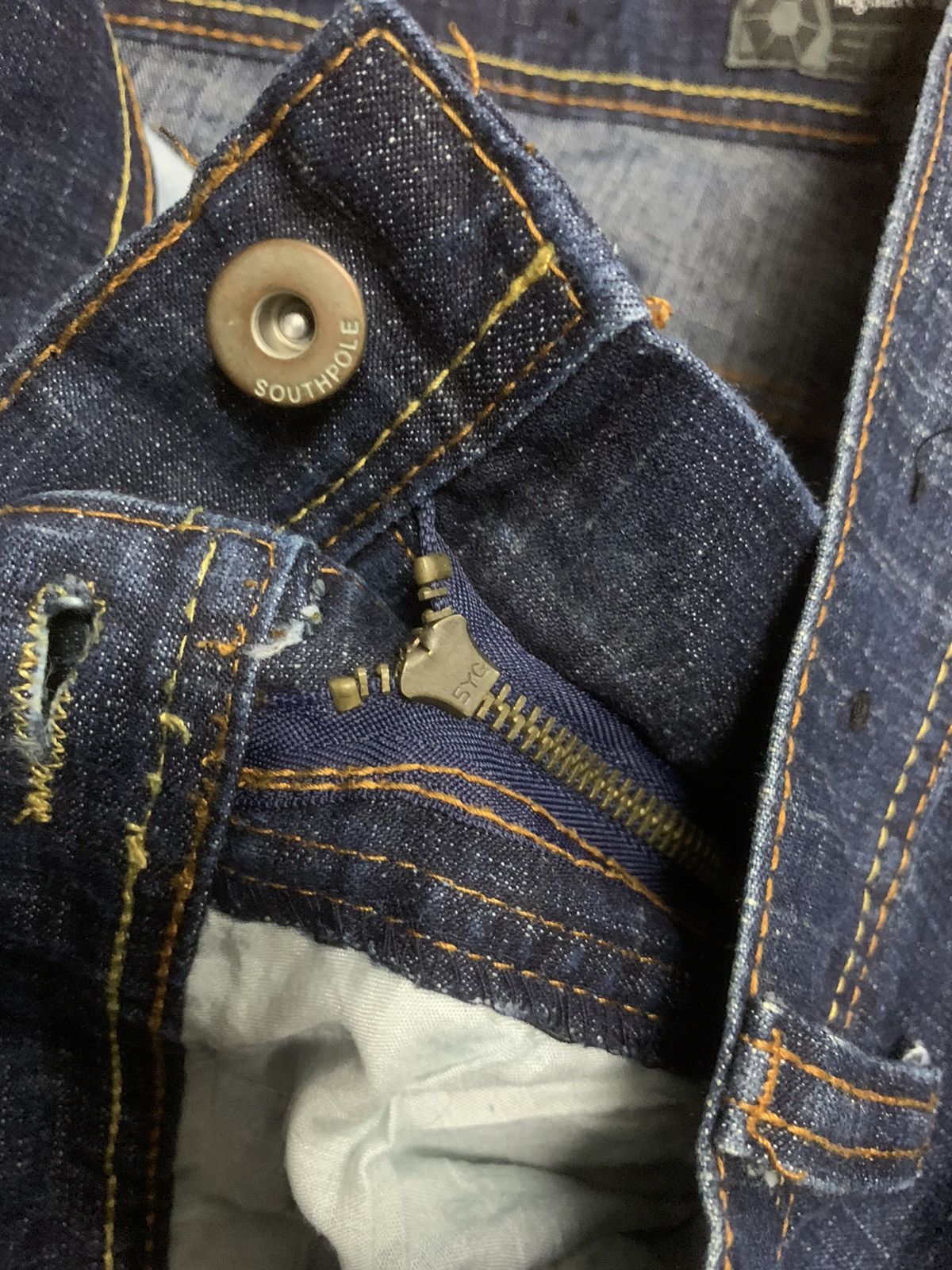 JNCO × Southpole 💥Vintage Y2K Southpole Baggy Jeans Denim Size US 39 - 8 Thumbnail
