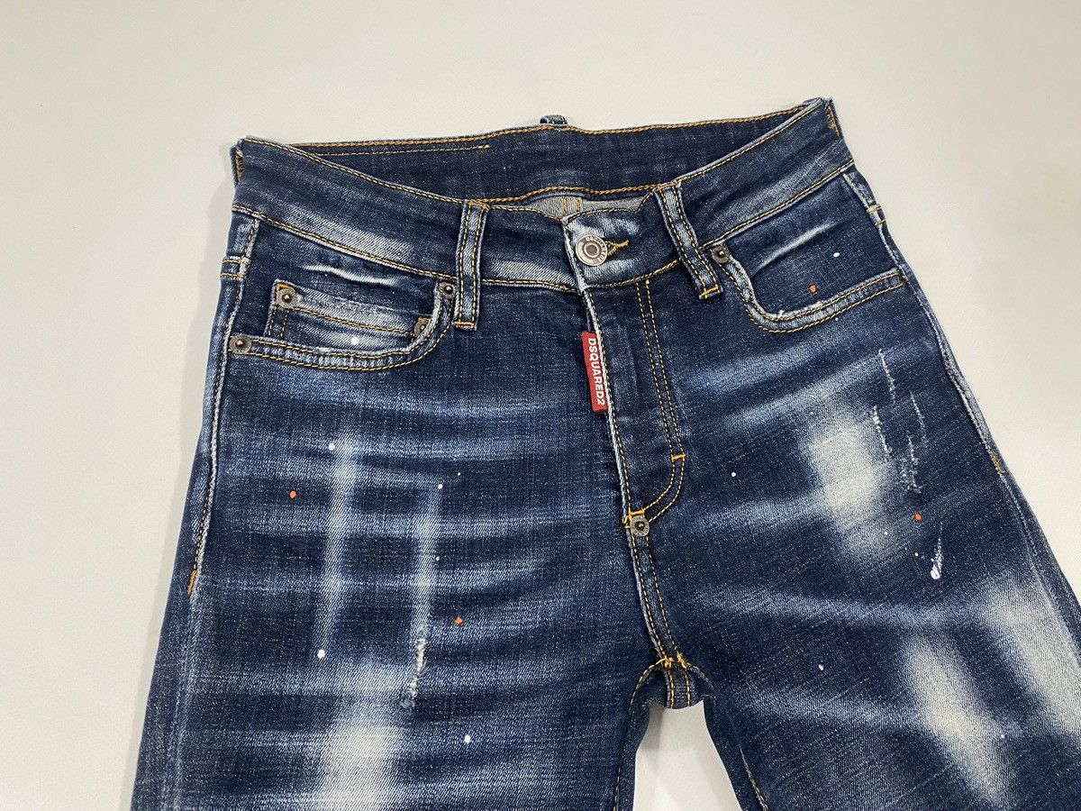 Dsquared2 🔥LASTDROP🔥 Dsquared D2 Tidy Biker Jeans Denim Painted Pants Size 24" / US 00 / IT 34 - 7 Thumbnail