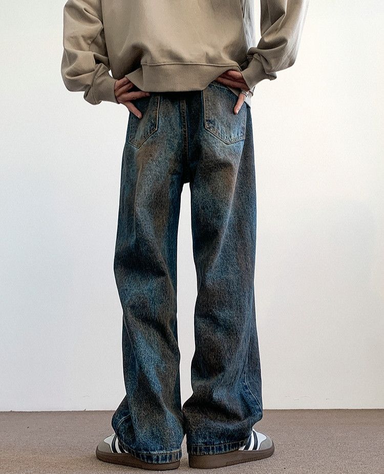 Dirty Wash Wear n Tear Jeans