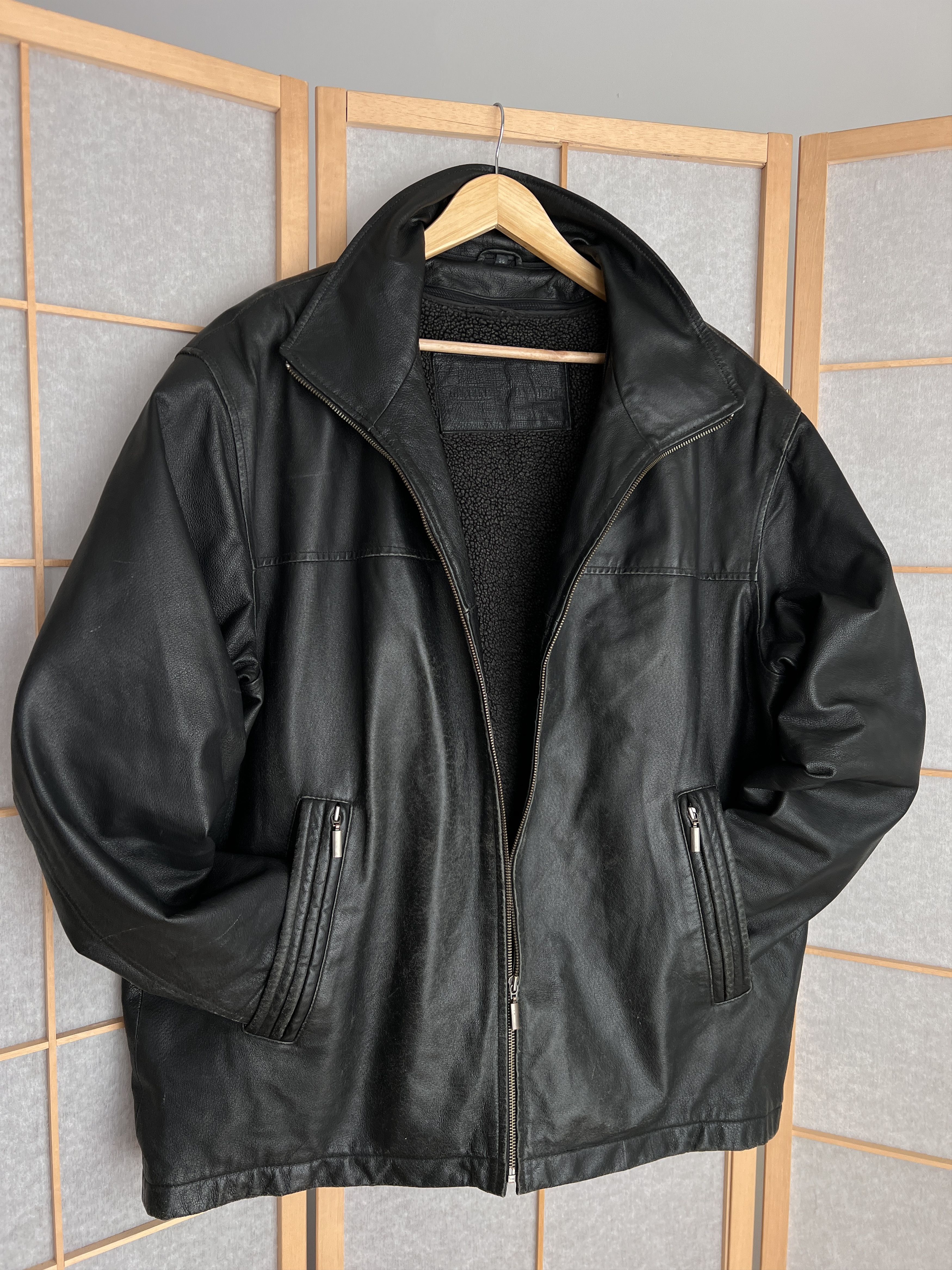 Hysteric Glamour 90s real leather jacket coat boxy fit y2k avant garde opium Size US XL / EU 56 / 4 - 18 Thumbnail