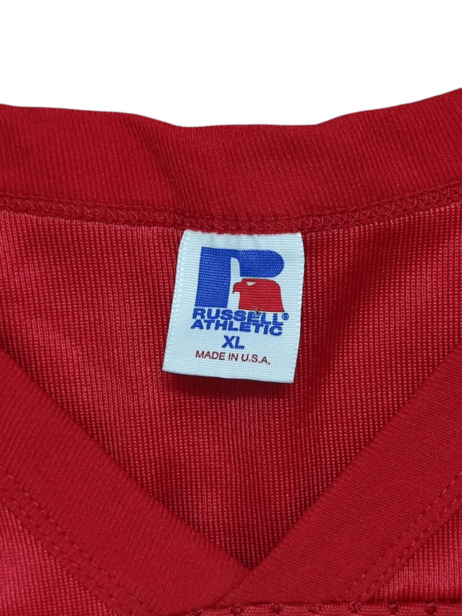 Russell Athletic × Vintage 1990s Russell Mesh Jersey Size US XL / EU 56 / 4 - 3 Thumbnail