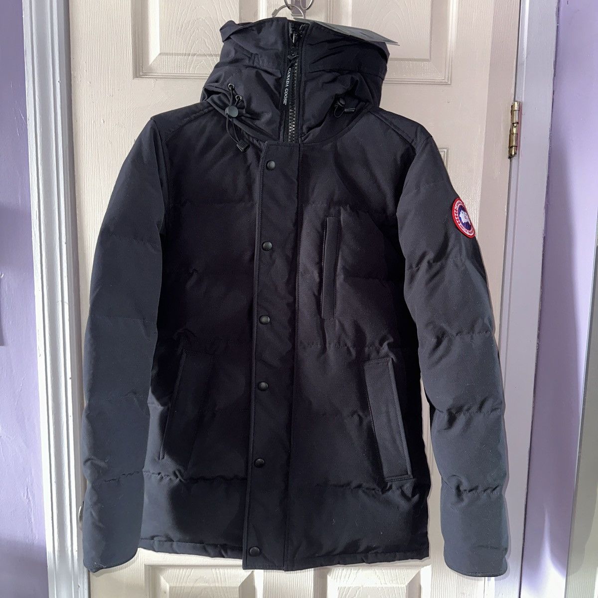 image of Canada Goose Down Coat in Black, Men's (Size Small)