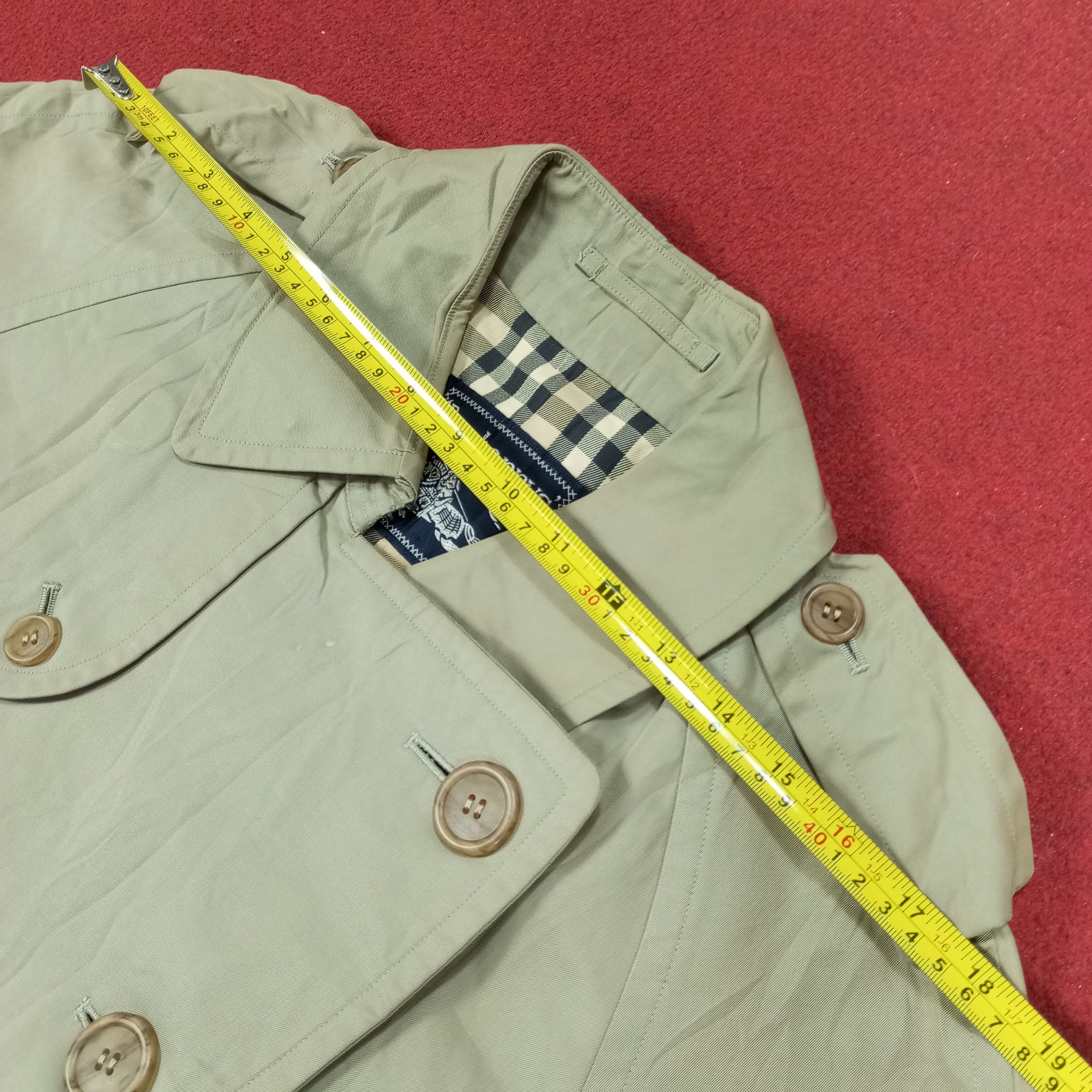 Burberry Burberrys Luxury Brand Nova Check Design Trench Jacket Size US M / EU 48-50 / 2 - 11 Thumbnail