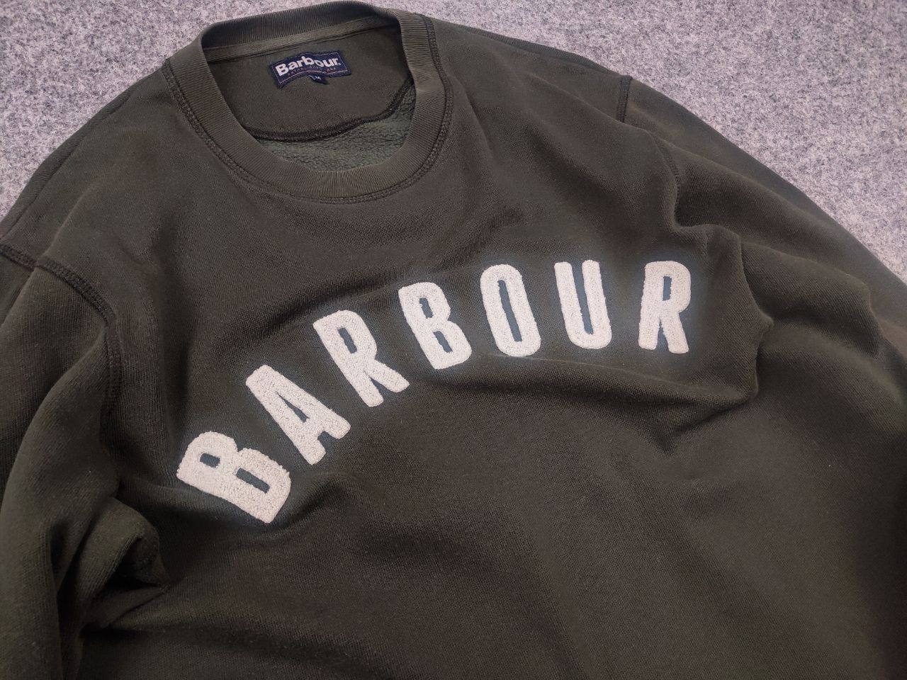 Barbour Barbour prep logo crew neck Logo sweatshirt Vintage Style Size US M / EU 48-50 / 2 - 5 Thumbnail