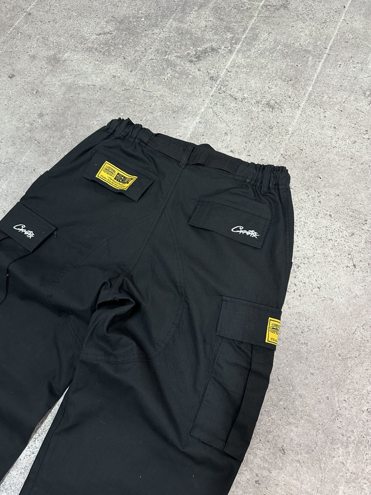 Corteiz Vintage Corteiz Cargo Pants Black Big Logo Size US 32 / EU 48 - 7 Thumbnail