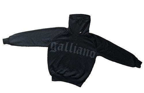 John Galliano 2000's John Galliano Big Logo High Neck Pullover Size US L / EU 52-54 / 3 - 12 Thumbnail