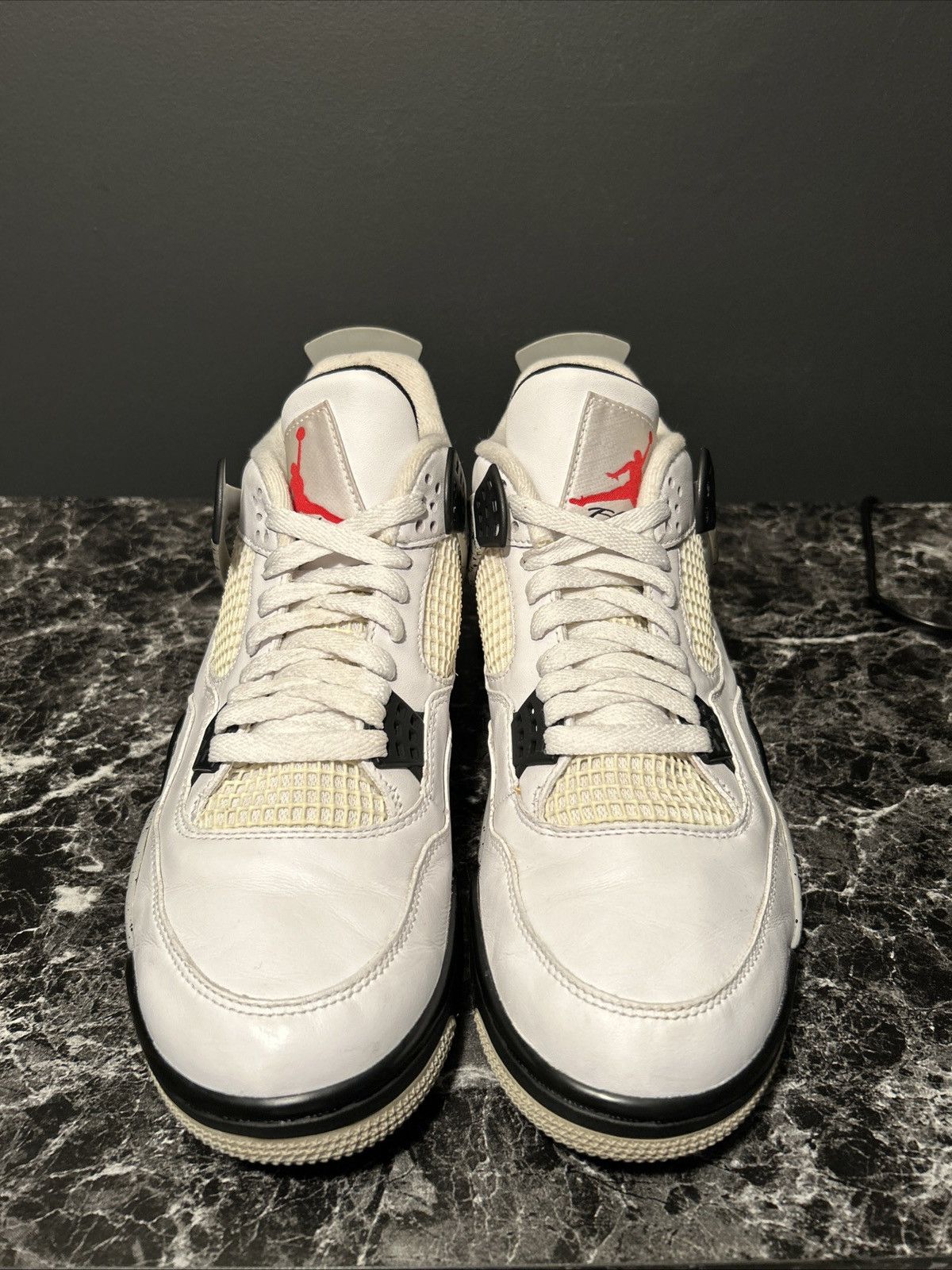 Nike Nike Air Jordan 4 White Cement Mens Size 10.5 840606-192 Size US 10.5 / EU 43-44 - 4 Thumbnail