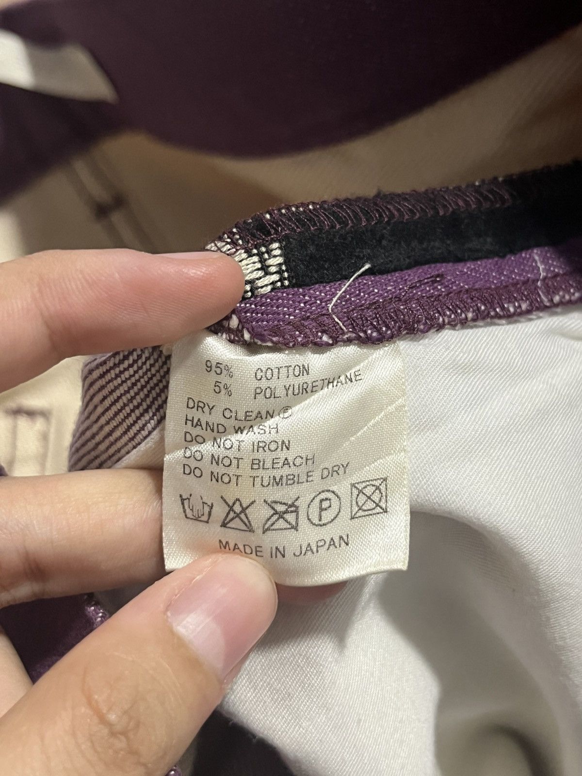 Japanese Brand Rare Inpaichthys Kerri two-tone jeans Size US 31 - 7 Thumbnail