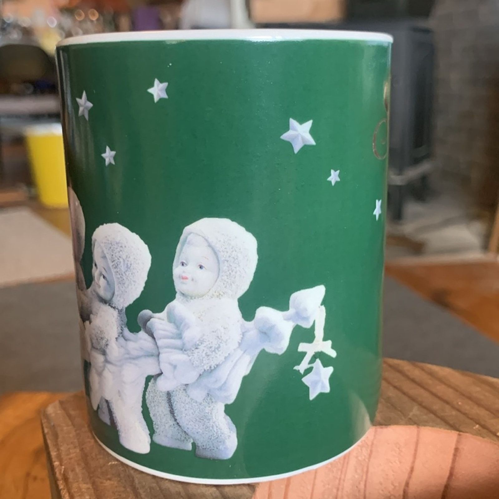 Vintage Rare Dept 56 Snowbabies spinner mug Size ONE SIZE - 6 Thumbnail