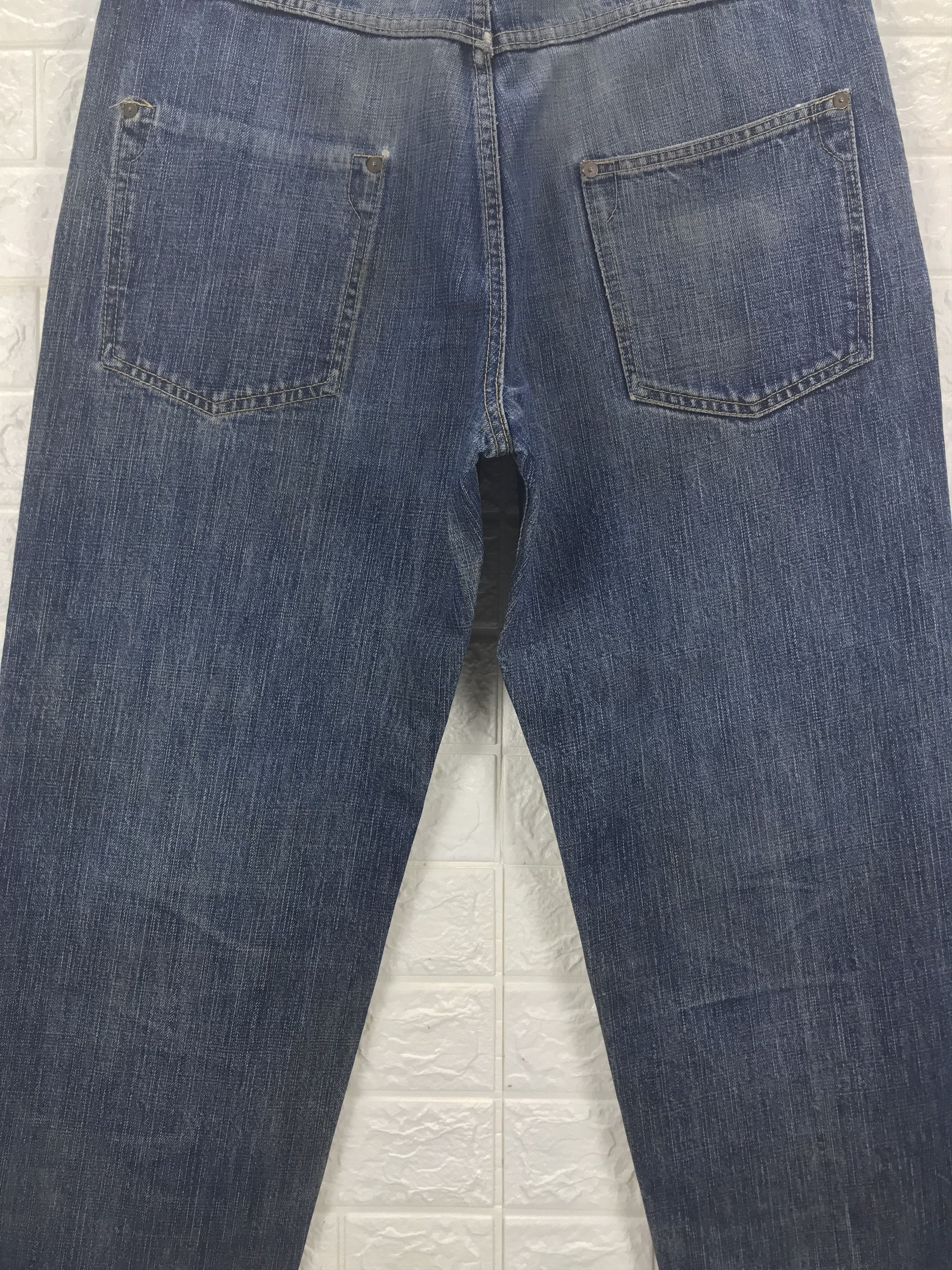 MasterPiece Vintage Master piece X Hectic Denim Baggy Jeans Size US 35 - 7 Thumbnail