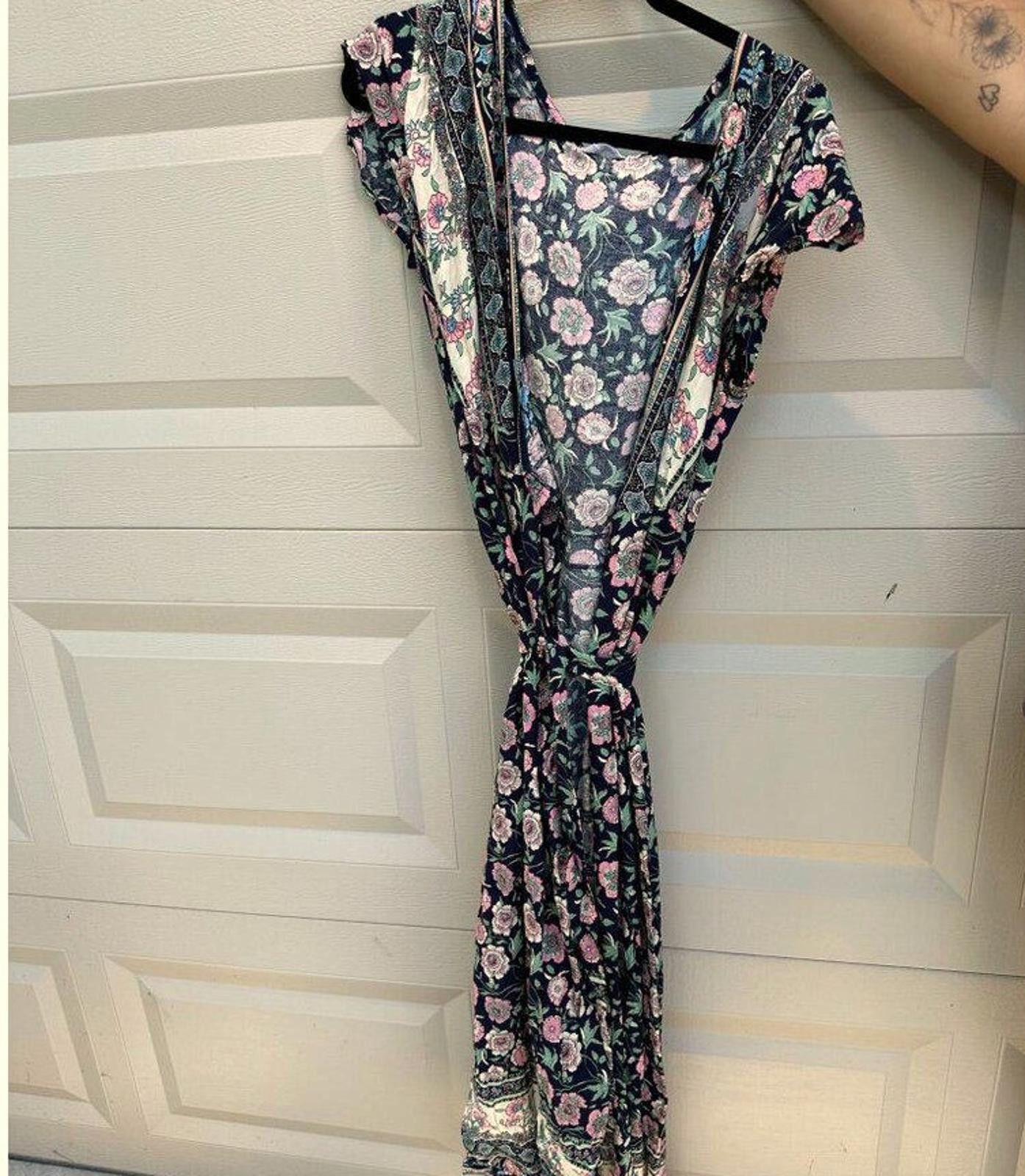 Designer Temofon Women's Wrap Dress Size Large Size L / US 10 / IT 46 - 4 Thumbnail