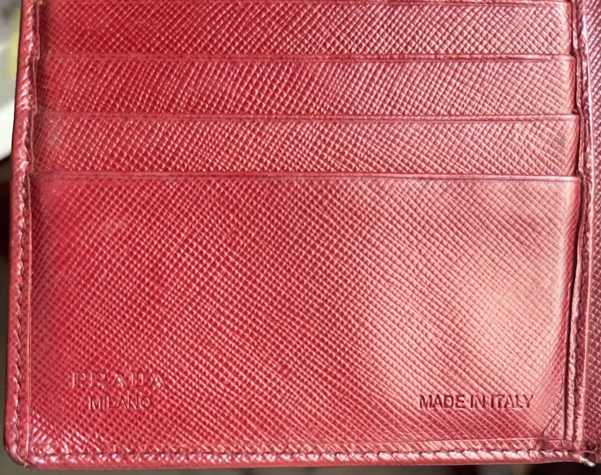 Prada Prada Fuocco Saffiano Metal Leather Long Flap Wallet Size ONE SIZE - 2 Thumbnail